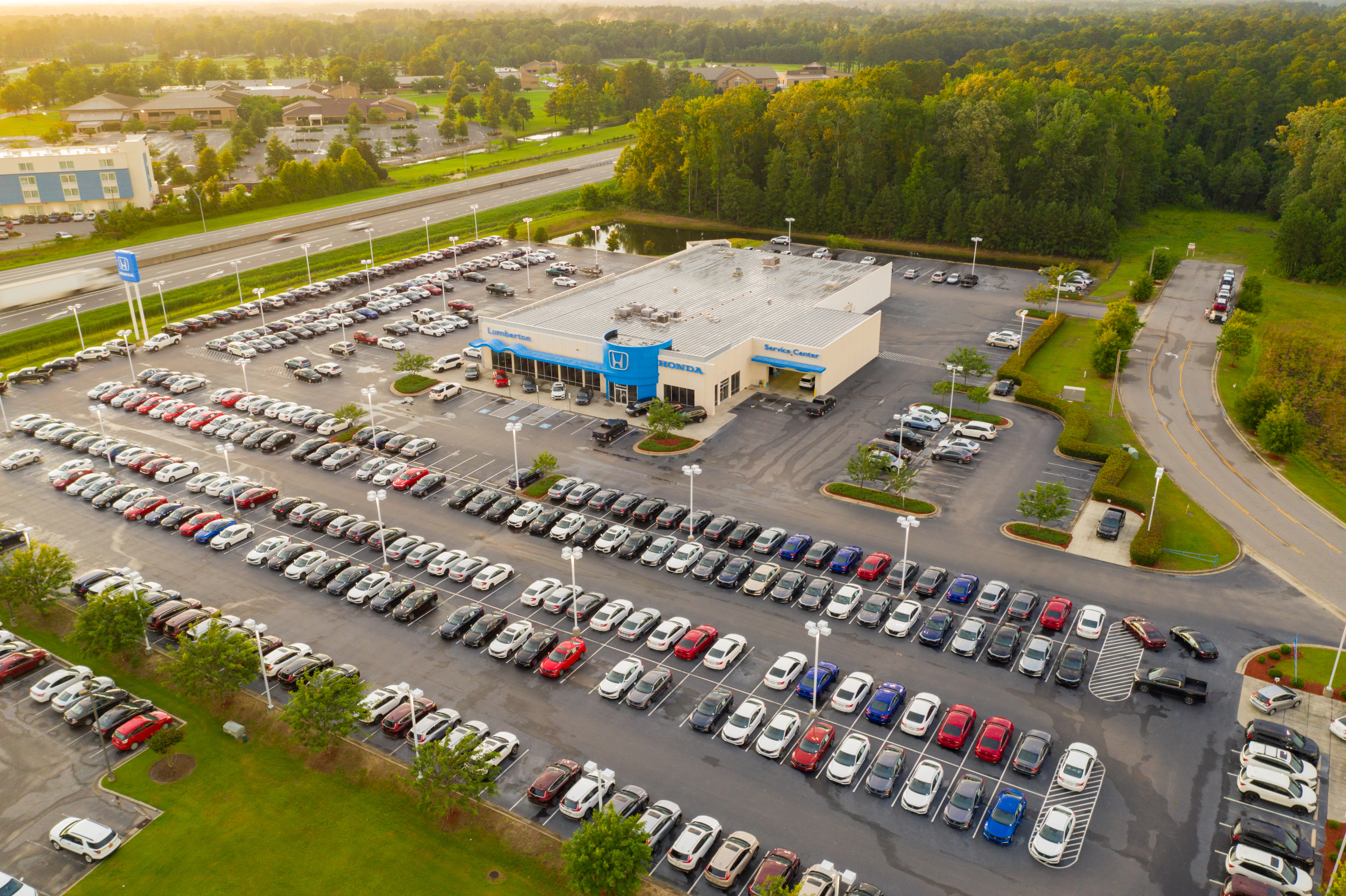 Dealership aerial view