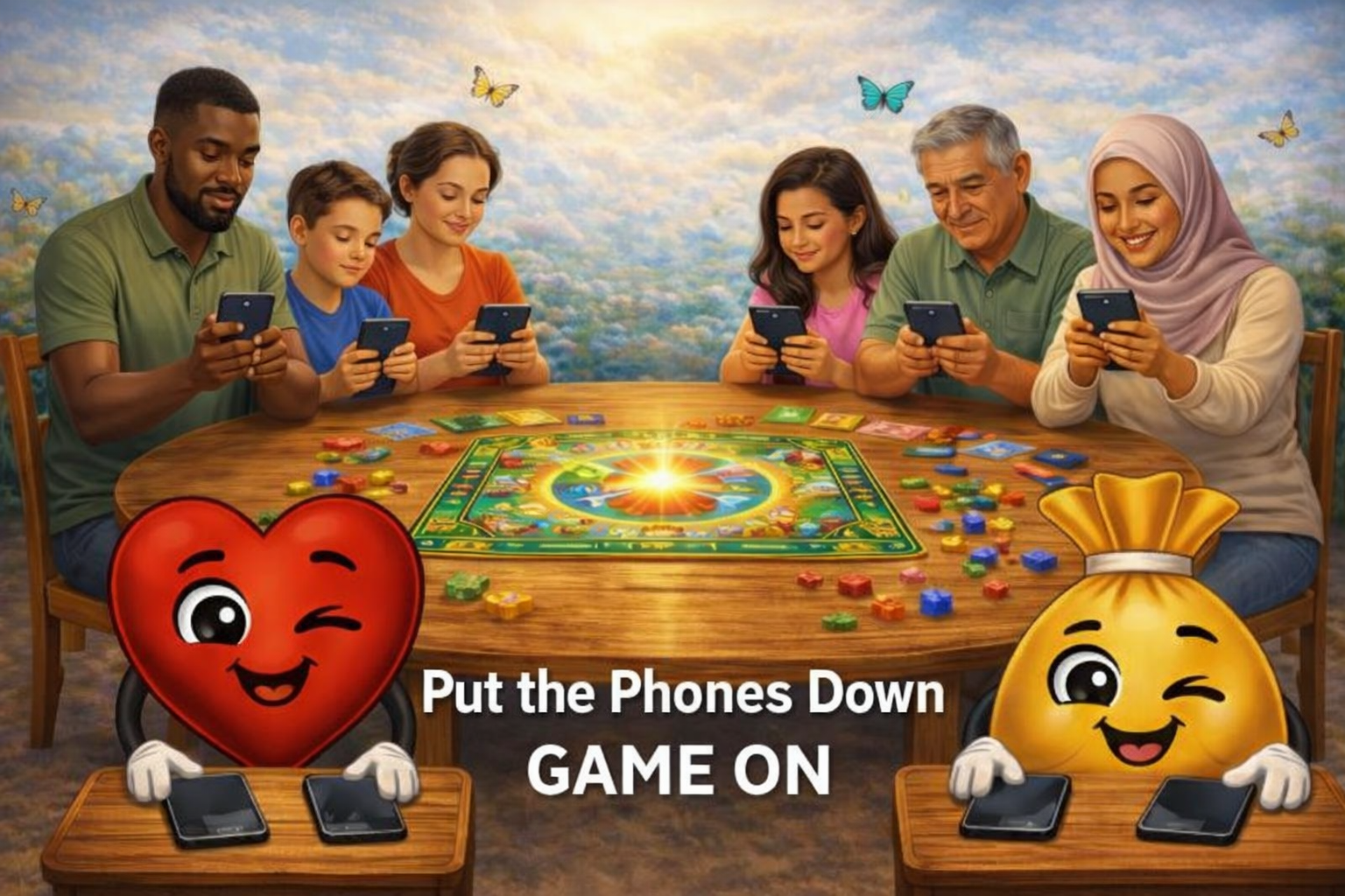 LoveMoney Island scene