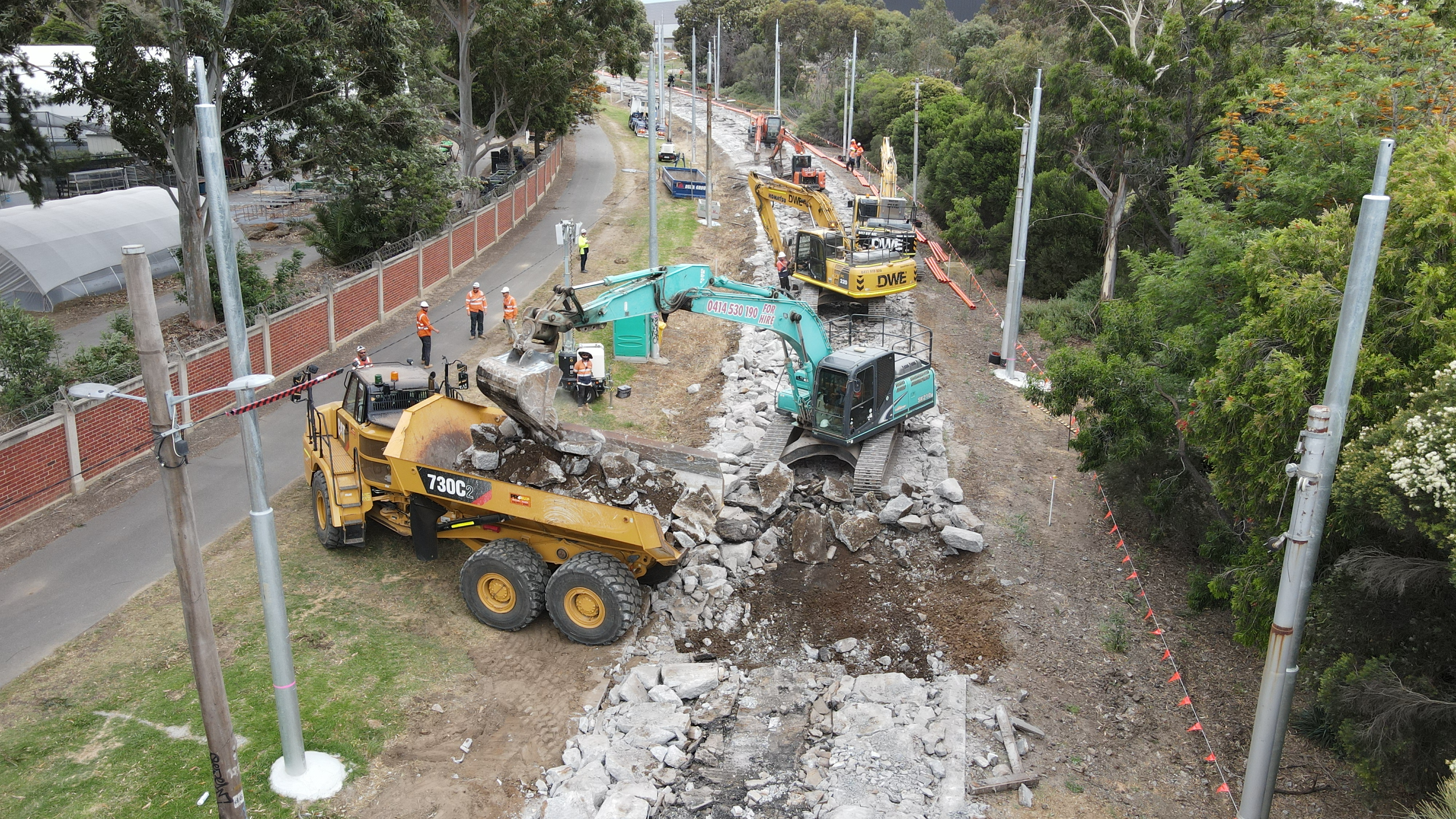 Aerial photo Melbourne