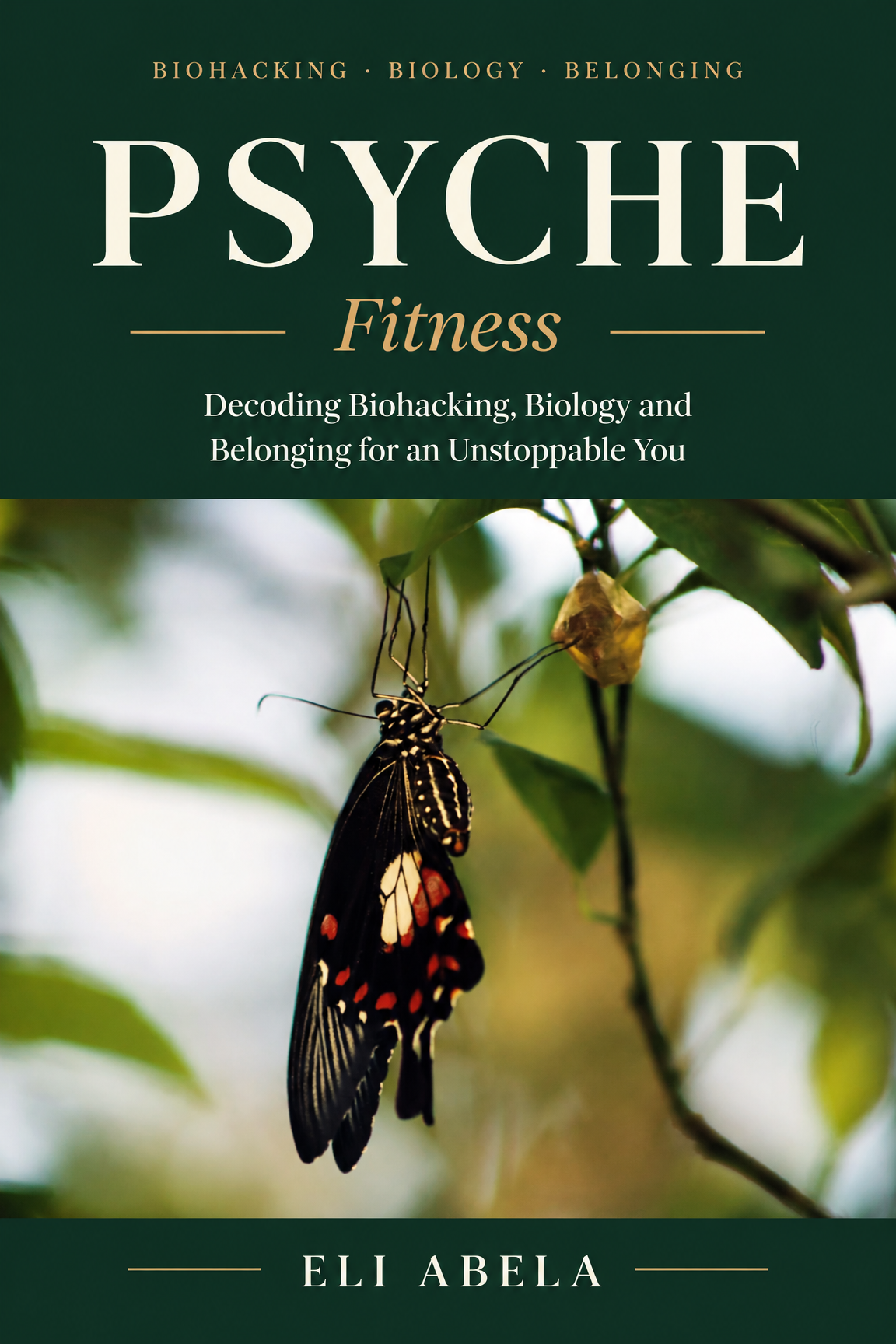 PSYCHE Fitness book cover by Eli Abela