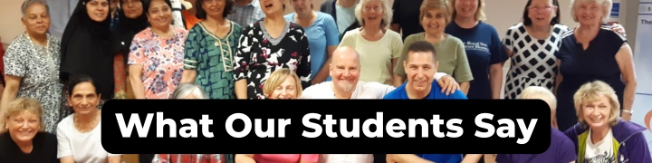 Student testimonials from the online Bright Beings Academy Qi Gong classes