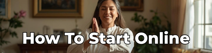 How to start your online Qi Gong practise with a teacher at the Bright Beings Academy