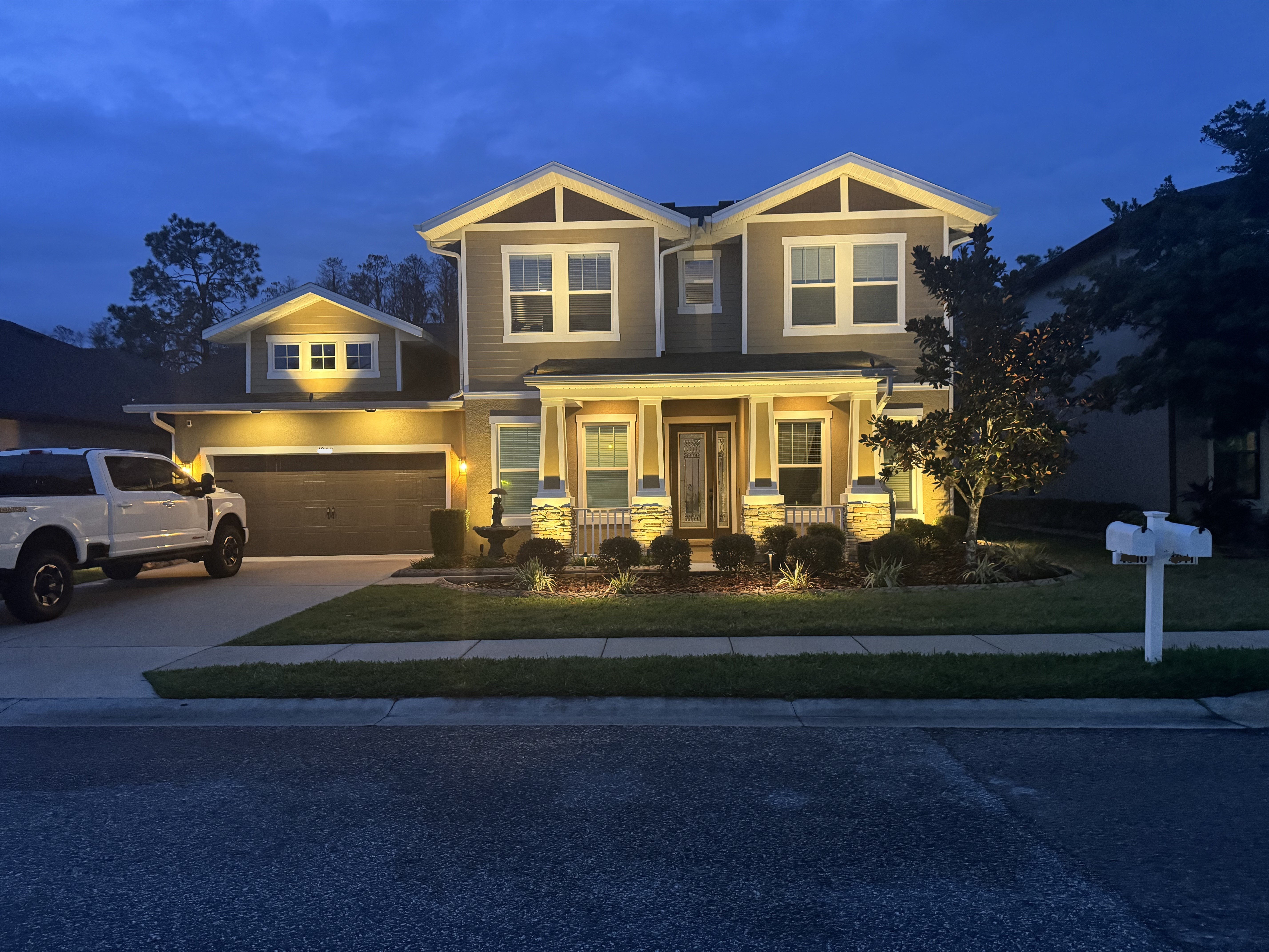 Landscape lighting result