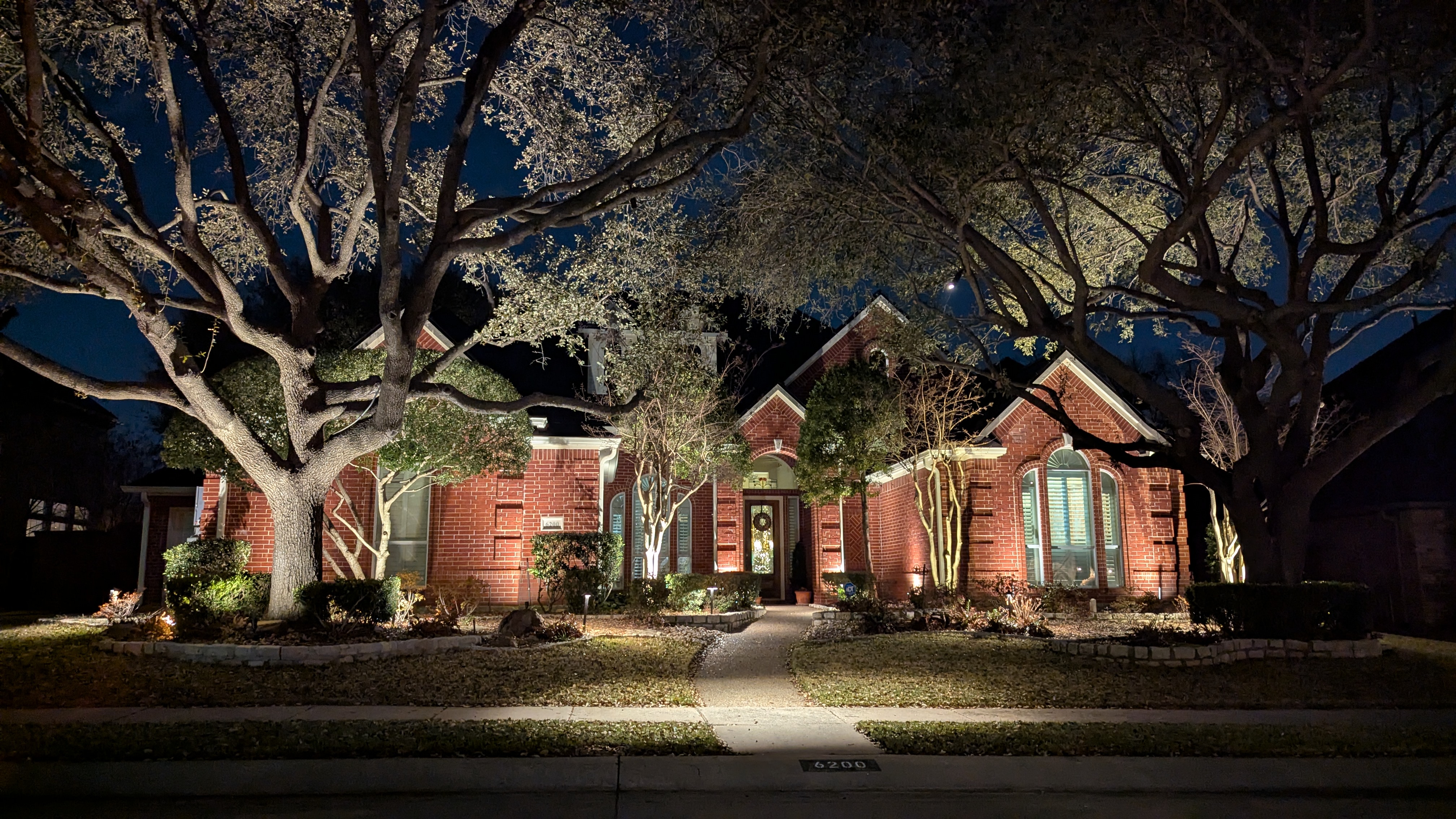 Landscape lighting result