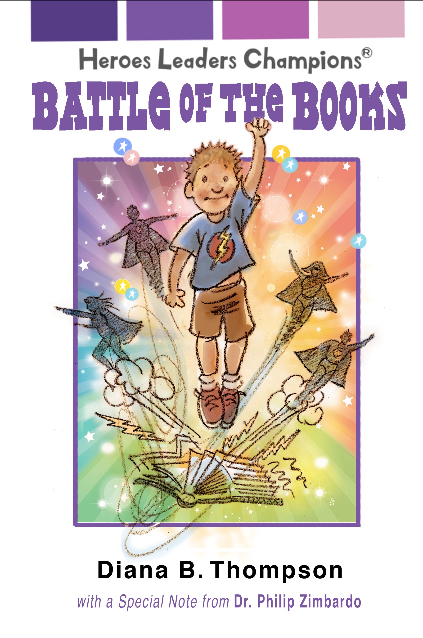 Battle of the Books chapter book cover by Diana Brittain Thompson