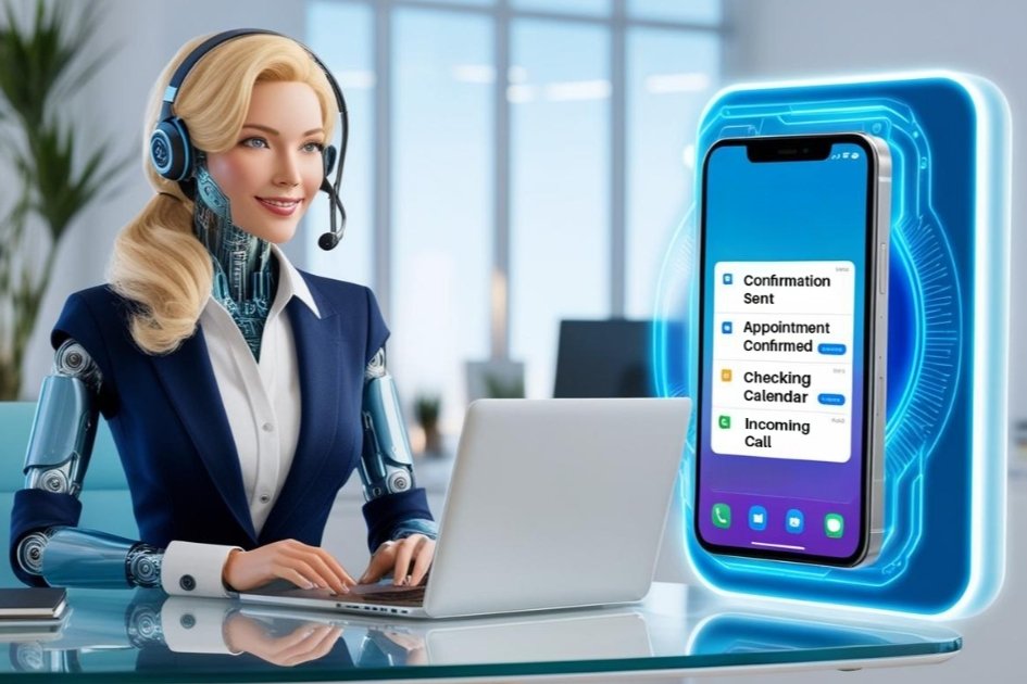 AI phone answering for customer service and for small businesses telephone answering after hours