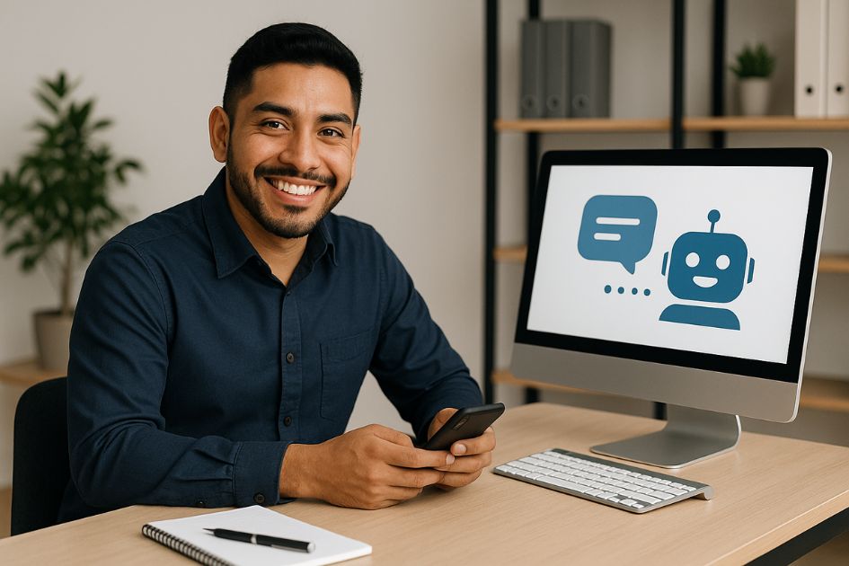 Chatbot platform dashboard with CRM integration