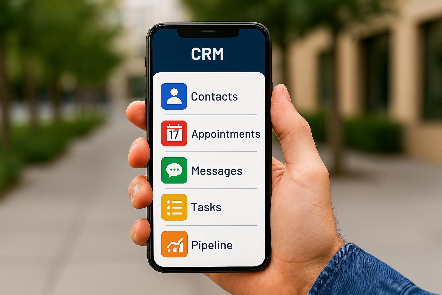 DaVoice.ai mobile CRM app lets you manage customers on the go with contacts, appointments, messages, accept payments on the go and more