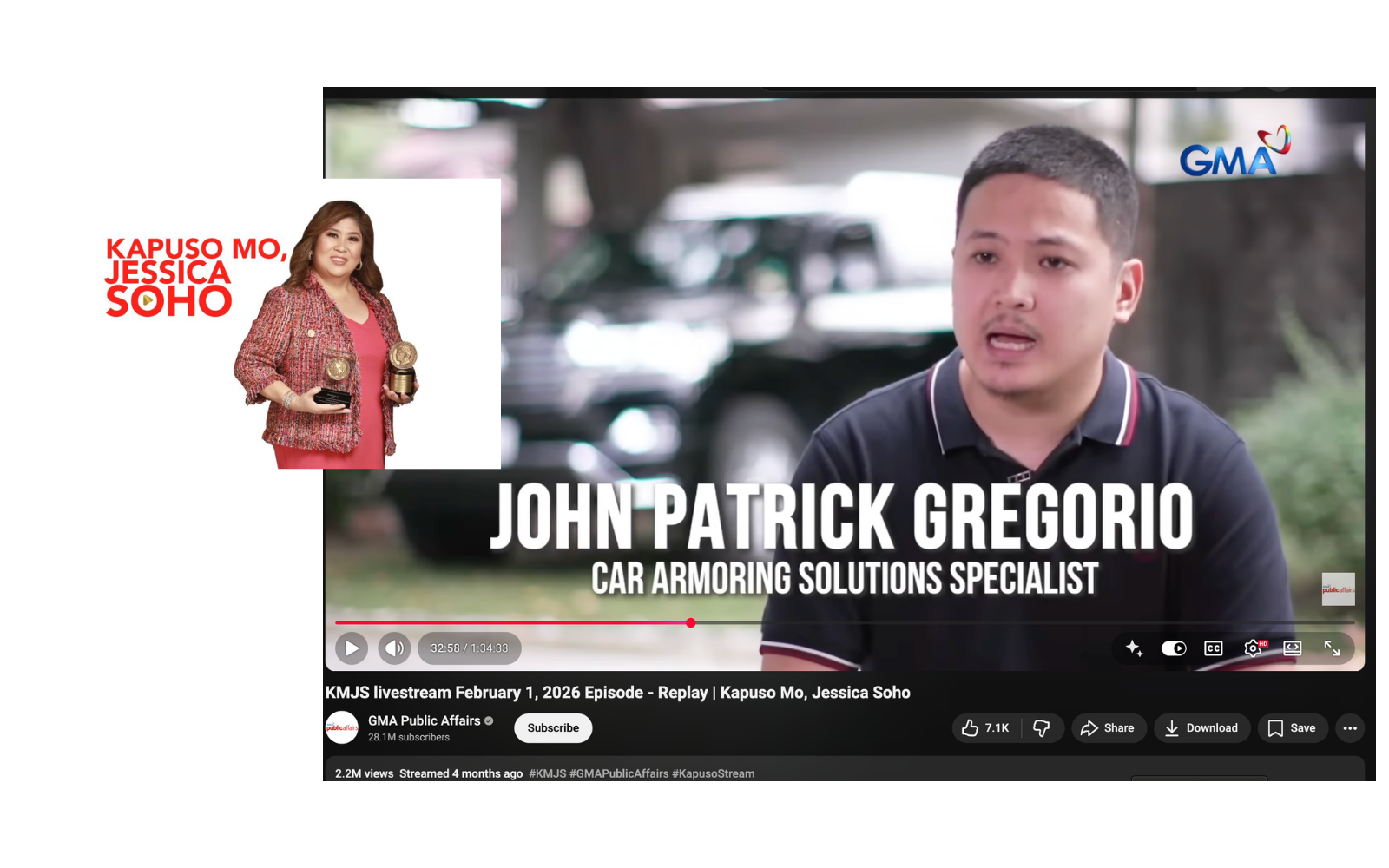 OSG featured in Jessica Soho