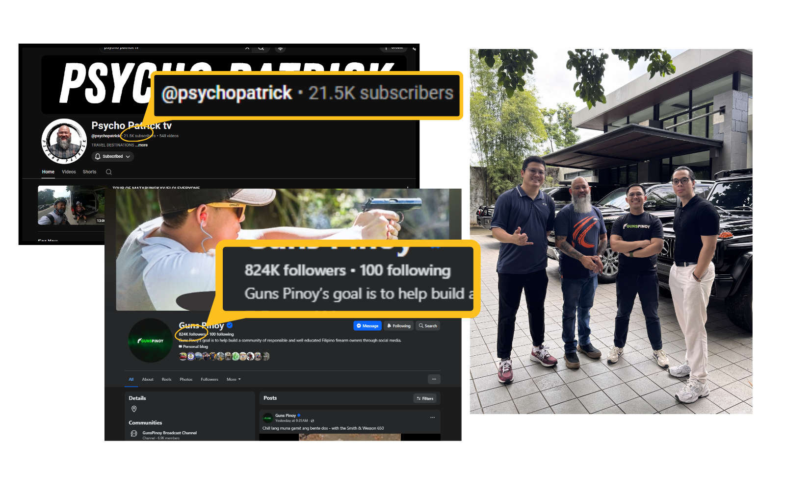 OSG collaboration with Guns Pinoy and Psychopatrick
