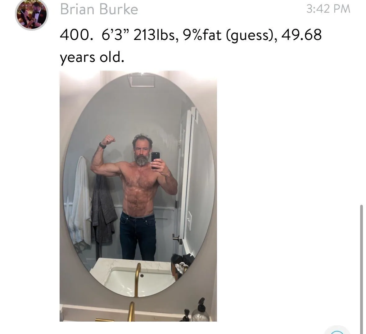 Brian Burke — 400 workouts