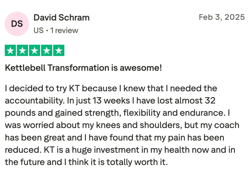 David's testimonial