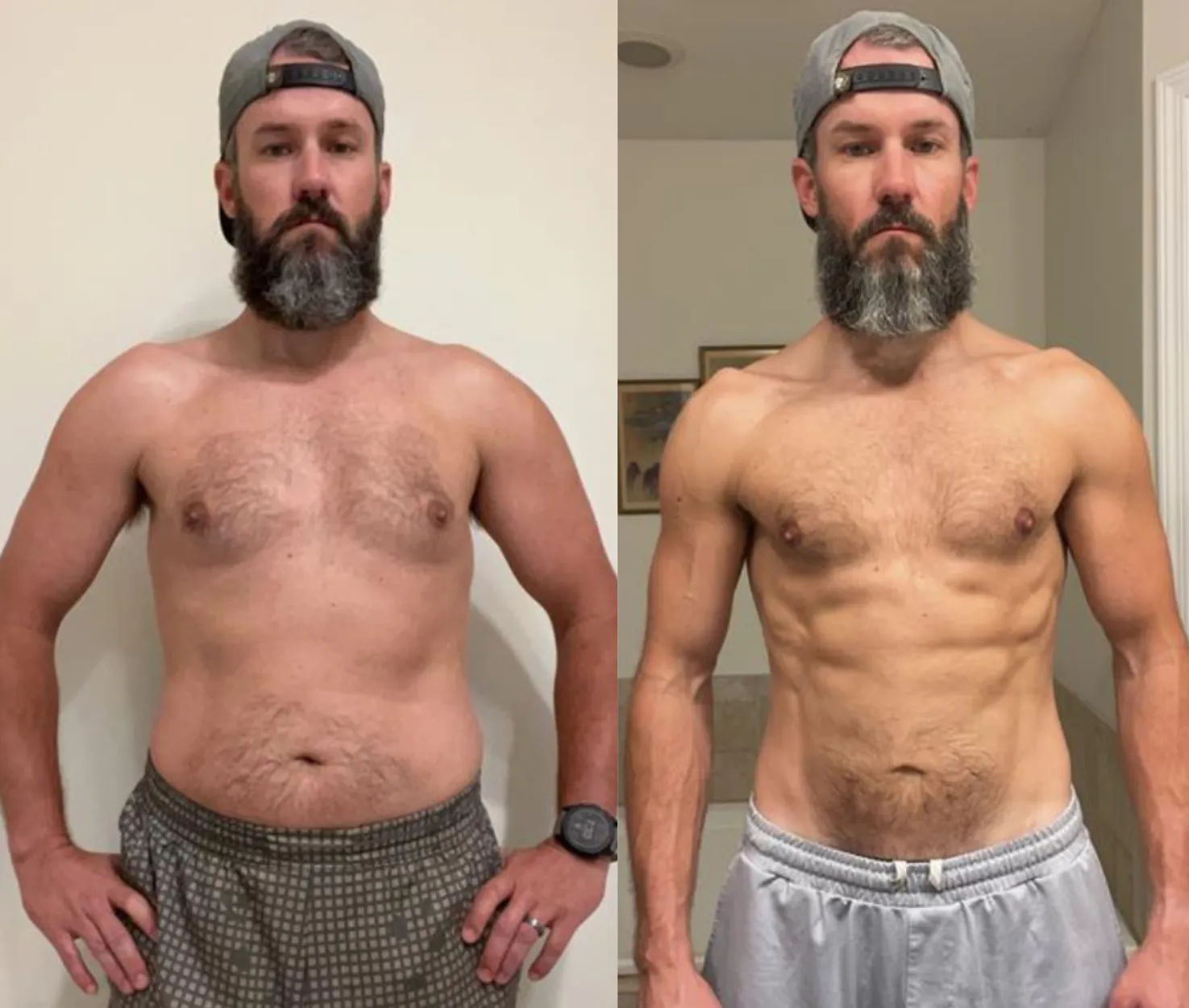 John before and after