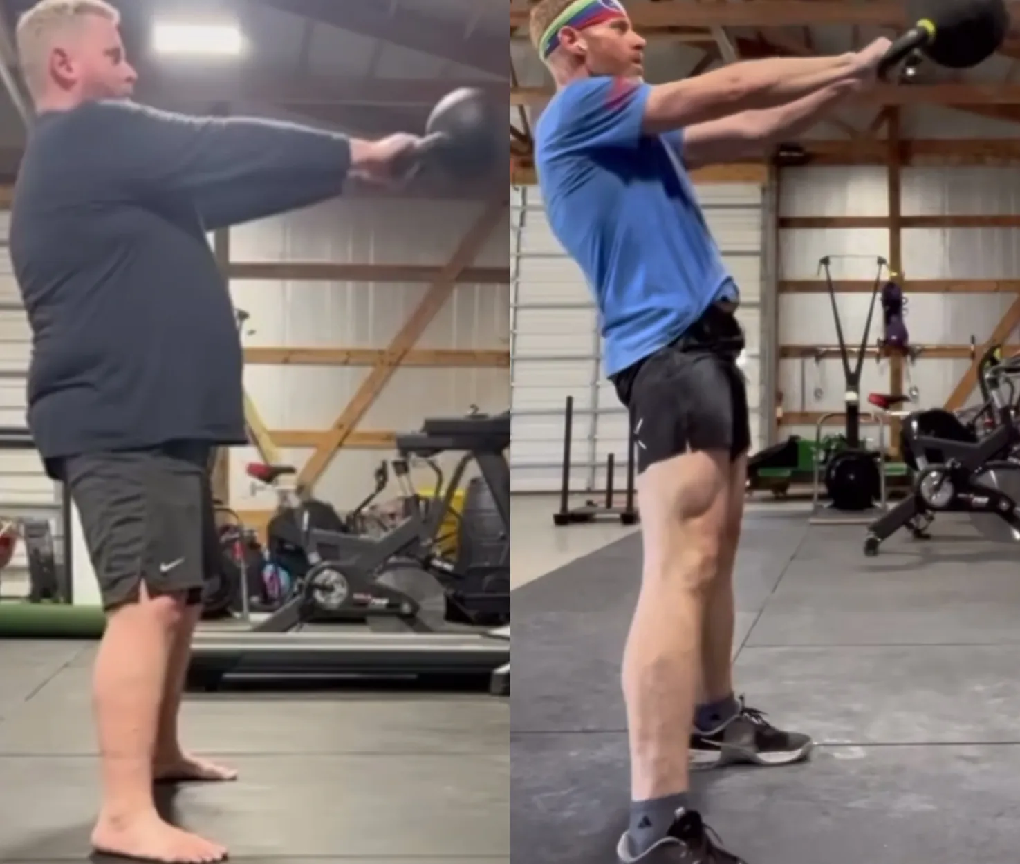 Mark before and after