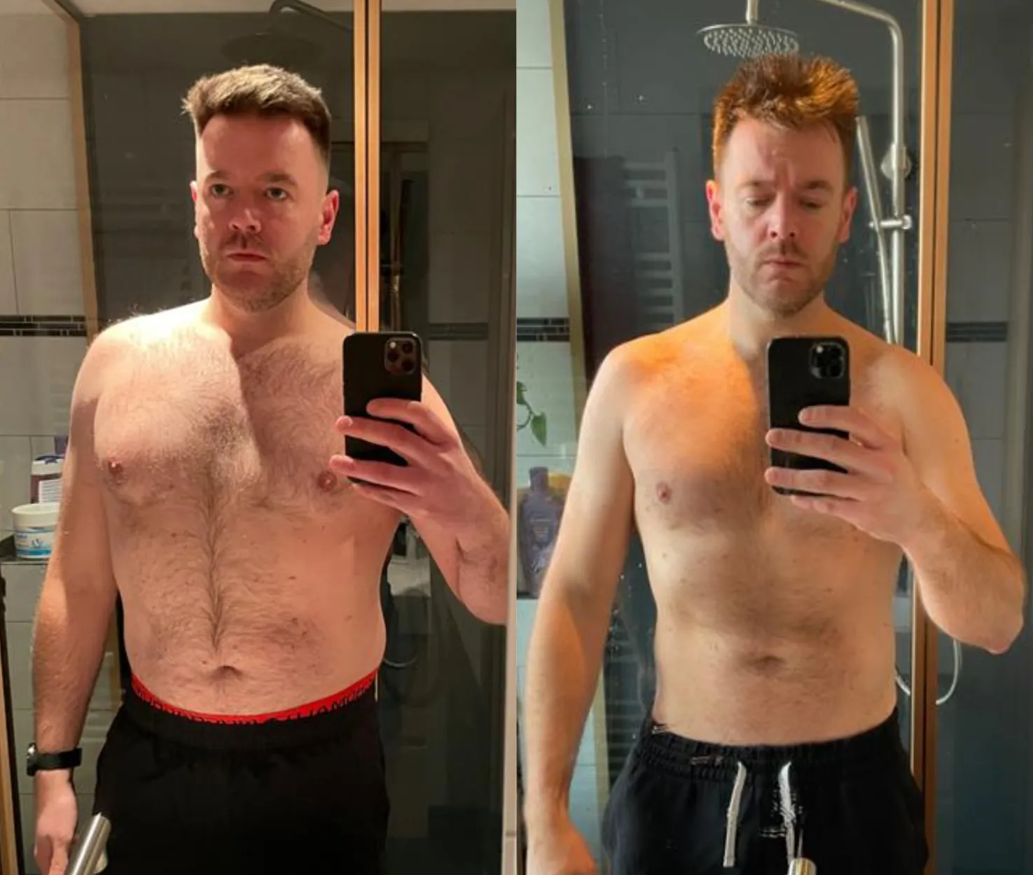 Daan before and after