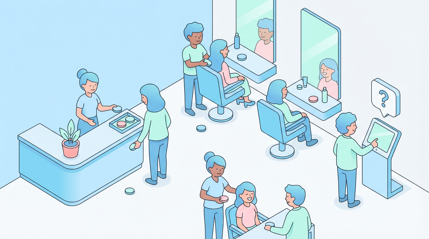 Team-Workflow im Salon mit klaren Zuständigkeiten und Monitoring