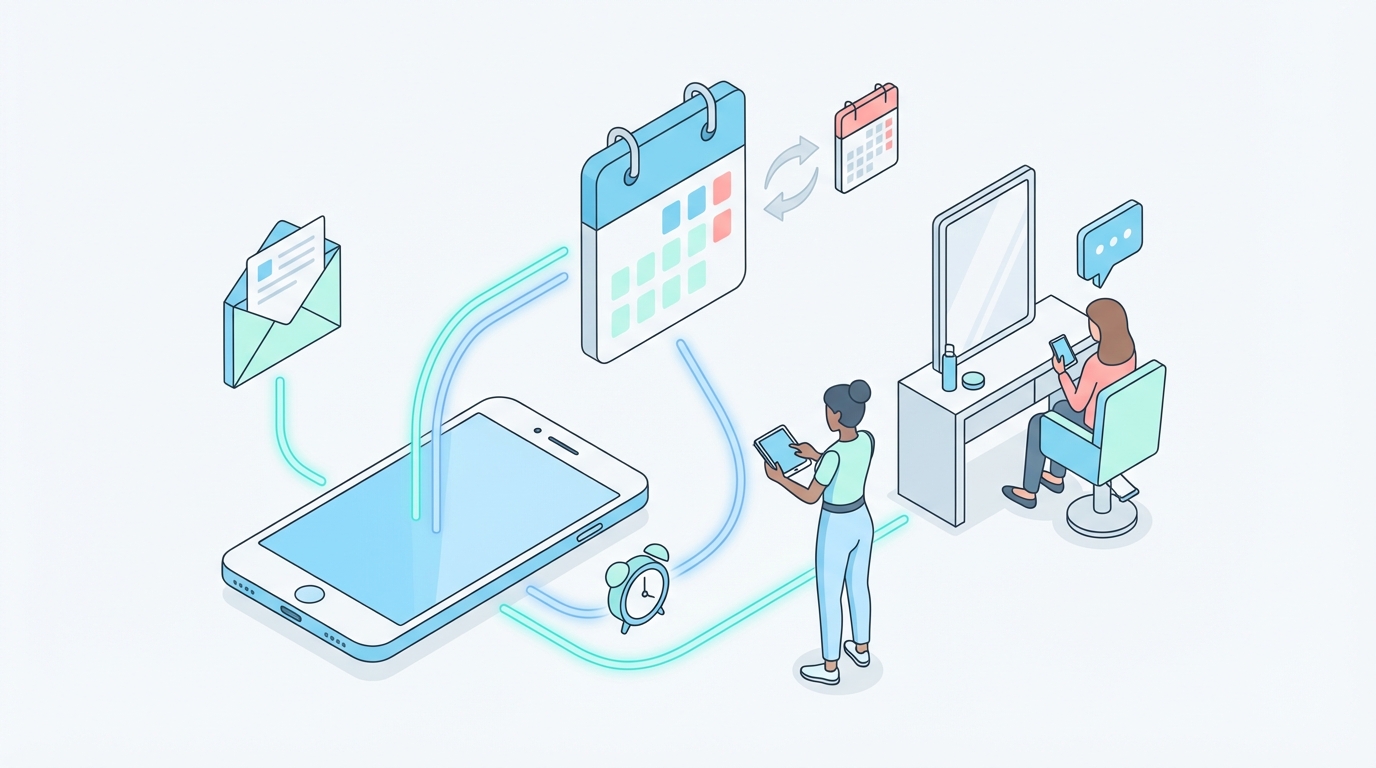 Einladender Salon-Empfang, der Vertrauen schafft