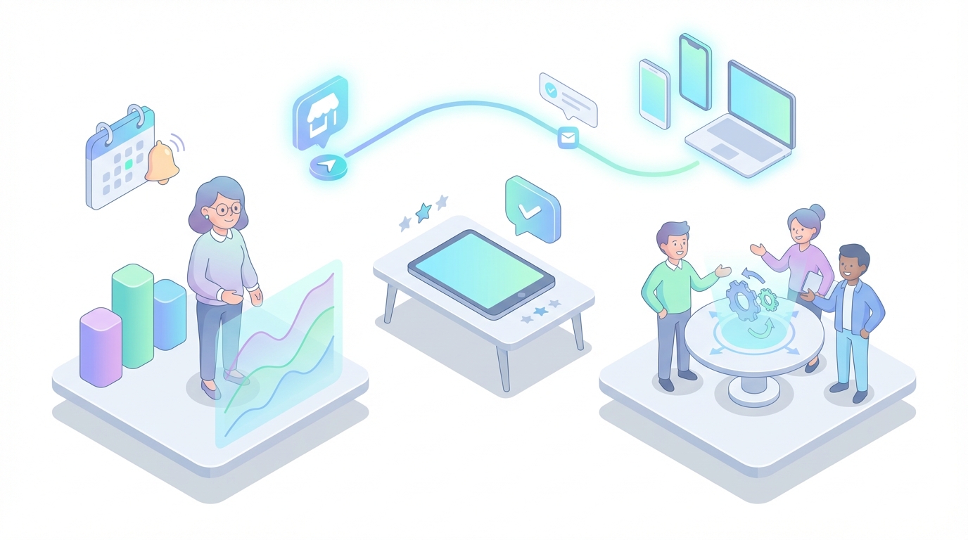 Während des Termins: Beratung und entspannte Atmosphäre