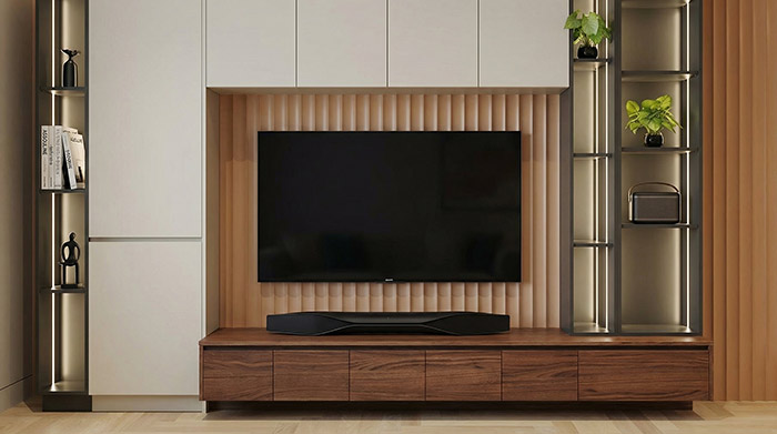 family kitchen 8-12 sqm, village home townhouse, flow-first layout, durable surfaces, warm wood and stone, organized cooking space