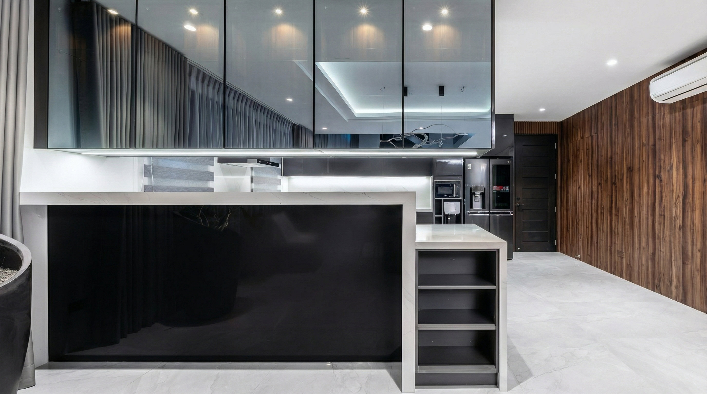 professional installation case study, architect collaboration, detailed drawings and installed kitchen