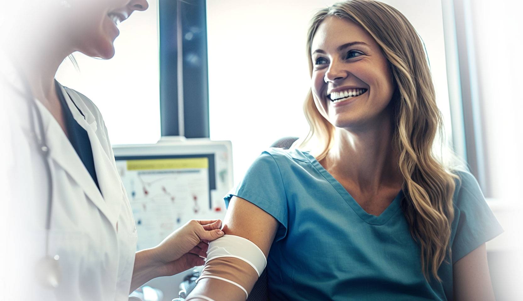 IV Drip 2 U nurse providing mobile IV therapy in Las Vegas
