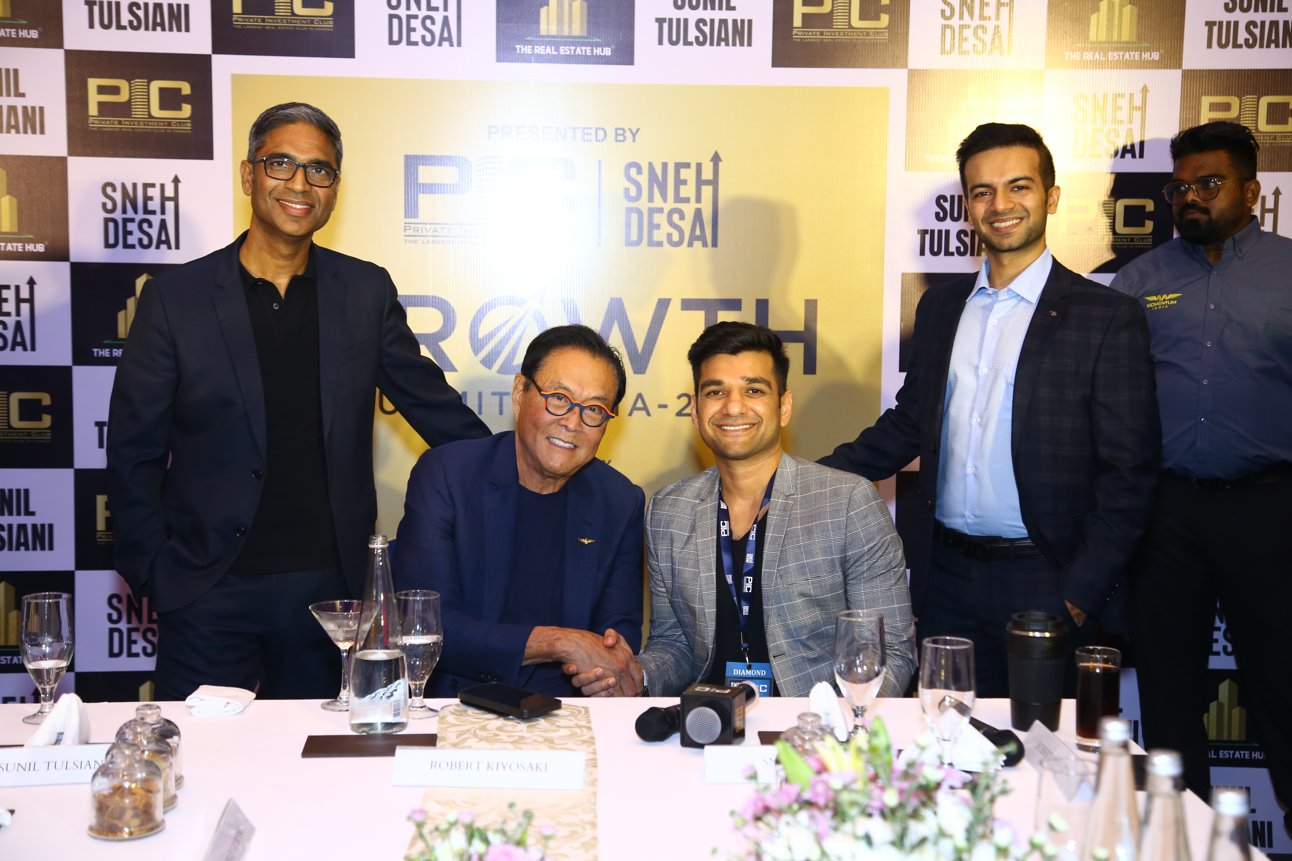 Dr. Aravind Padmaraju with industry leaders