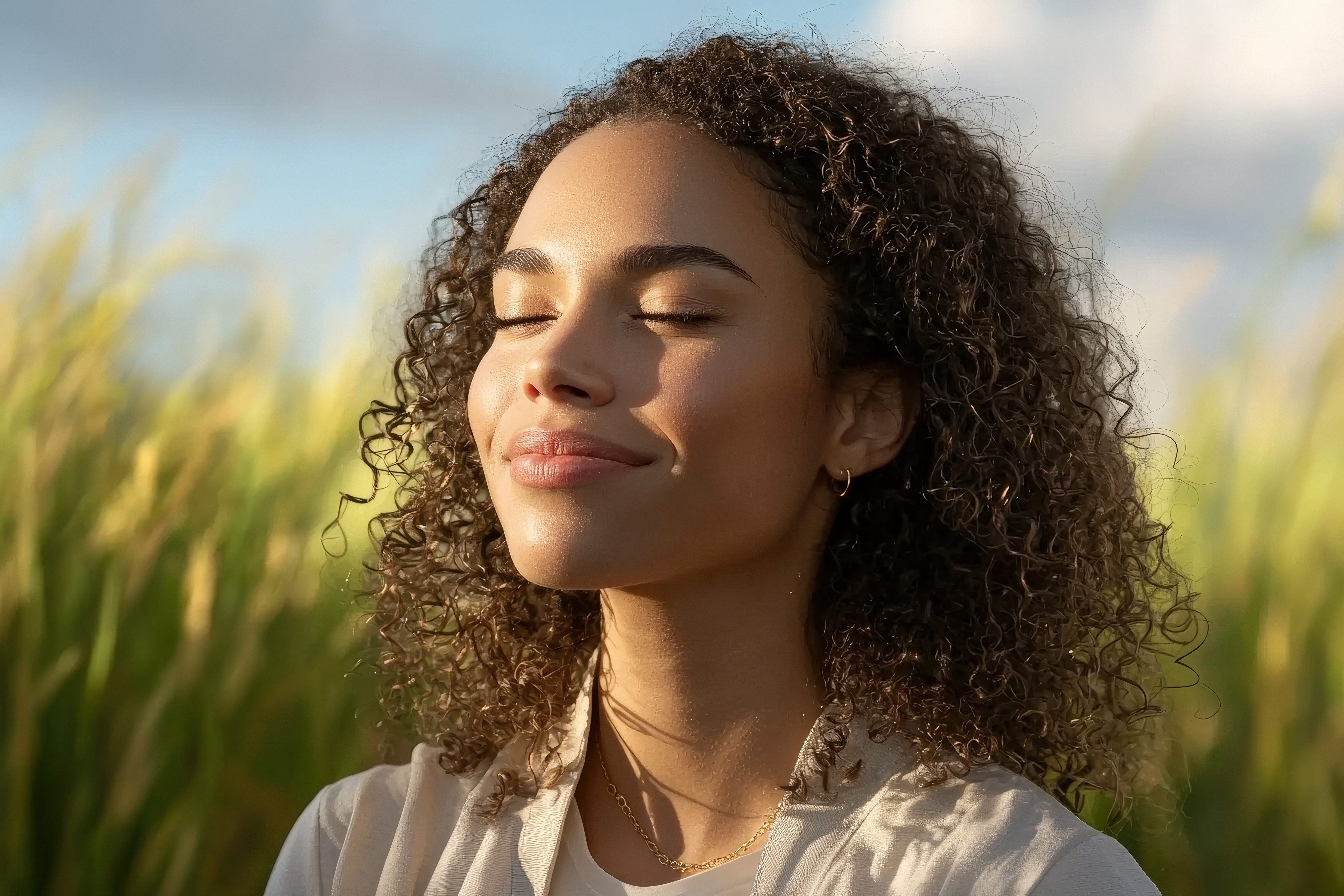 - Peaceful woman with eyes closed and soft smile, surrounded by tall grasses and sky, symbolizing intuitive reflection - Post-Session Reflections (Woman at Table) Alt Text: Smiling woman with hands clasped near her face, seated at a table with windows behind her, representing thoughtful integration - Follow-Up Support (Call Me Gesture) Alt Text: Smiling woman against mauve background making a “call me” gesture, representing ongoing support and accessibility  💬 Client Testimonials Section - Woman & Dog in Car Alt Text: Smiling woman and dog looking forward in a car with sunroof open to blue sky, reflecting joy and companionship - Smiling Man in Professional Setting Alt Text: Confident man smiling at camera in a professional environment, representing clarity and transformation - Smiling Woman’s Face Alt Text: Close-up of smiling woman’s face, radiating warmth and personal growth - Woman Sitting by Tree Trunk Alt Text: Smiling woman seated with arms around her shins across a tree trunk, symbolizing grounded reflection and emotional ease  Would you like me to continue with the Competitive Horse Communication page next? I can also help you organize all these alt texts into a spreadsheet or checklist for easy GHL implementation.