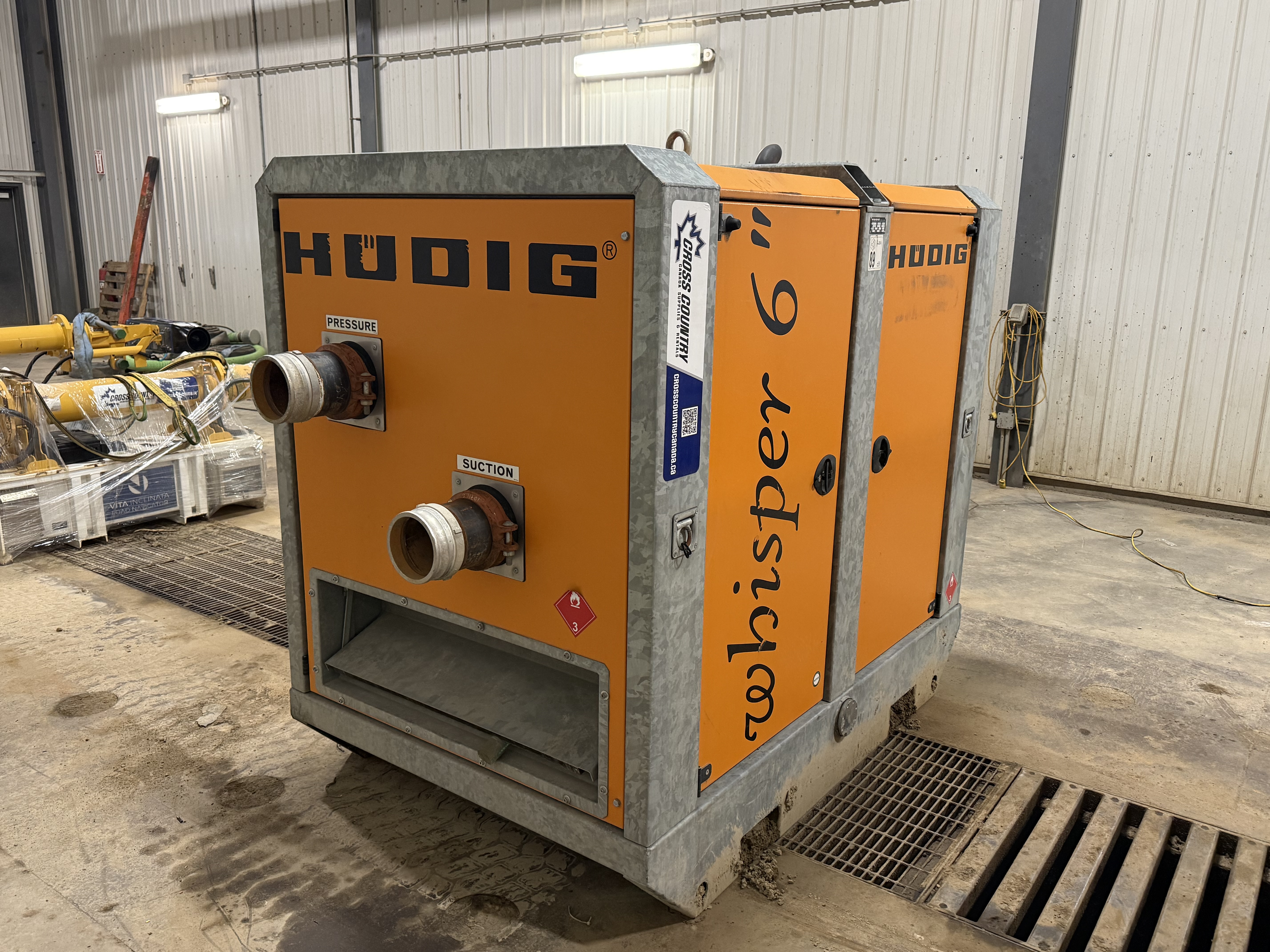 2022 HUDIG 6x6 Enclosed SA Well Point Pump Whisper 6" - Image 4