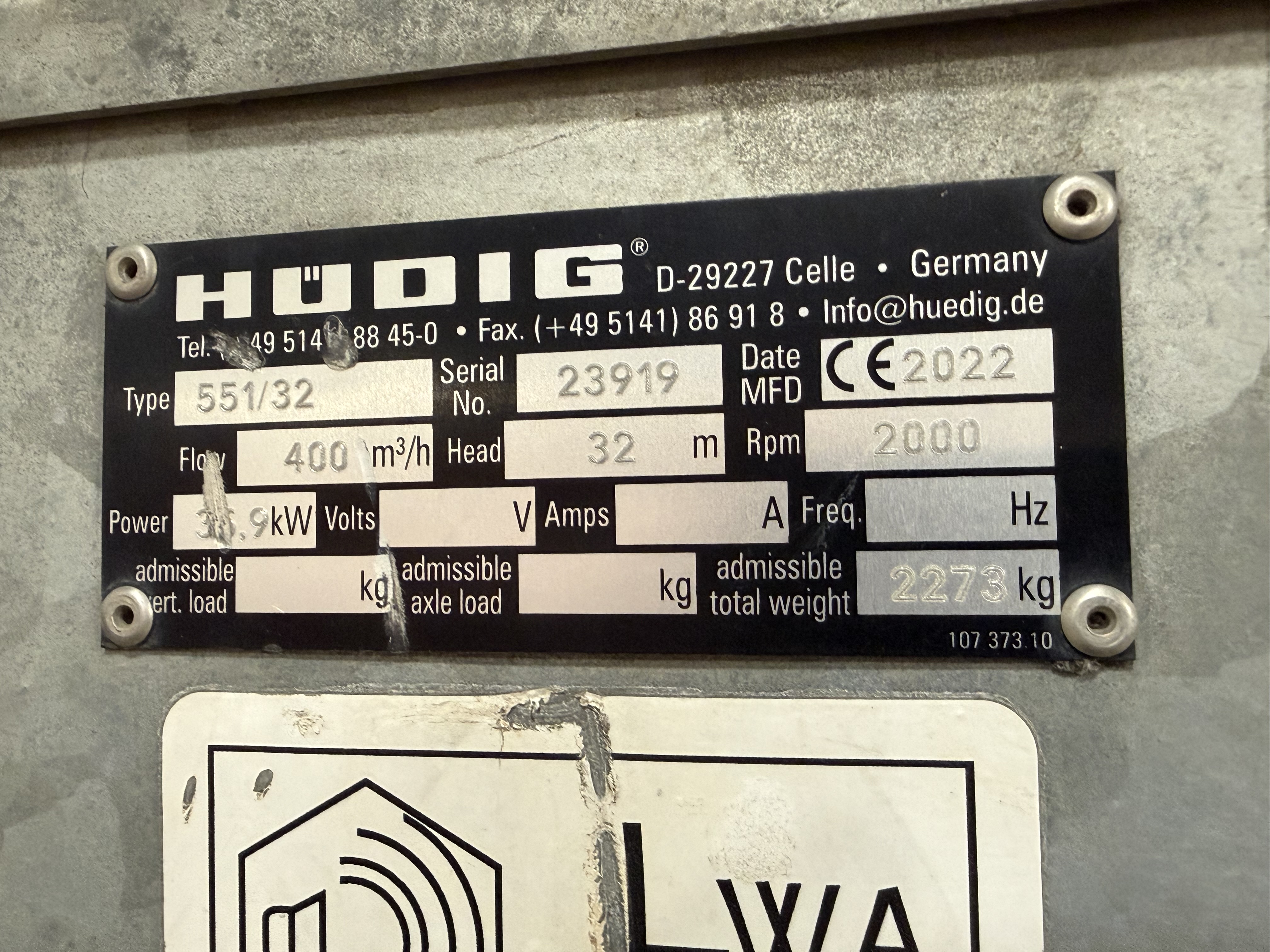 2022 HUDIG 6x6 Enclosed SA Well Point Pump Whisper 6" - Image 5