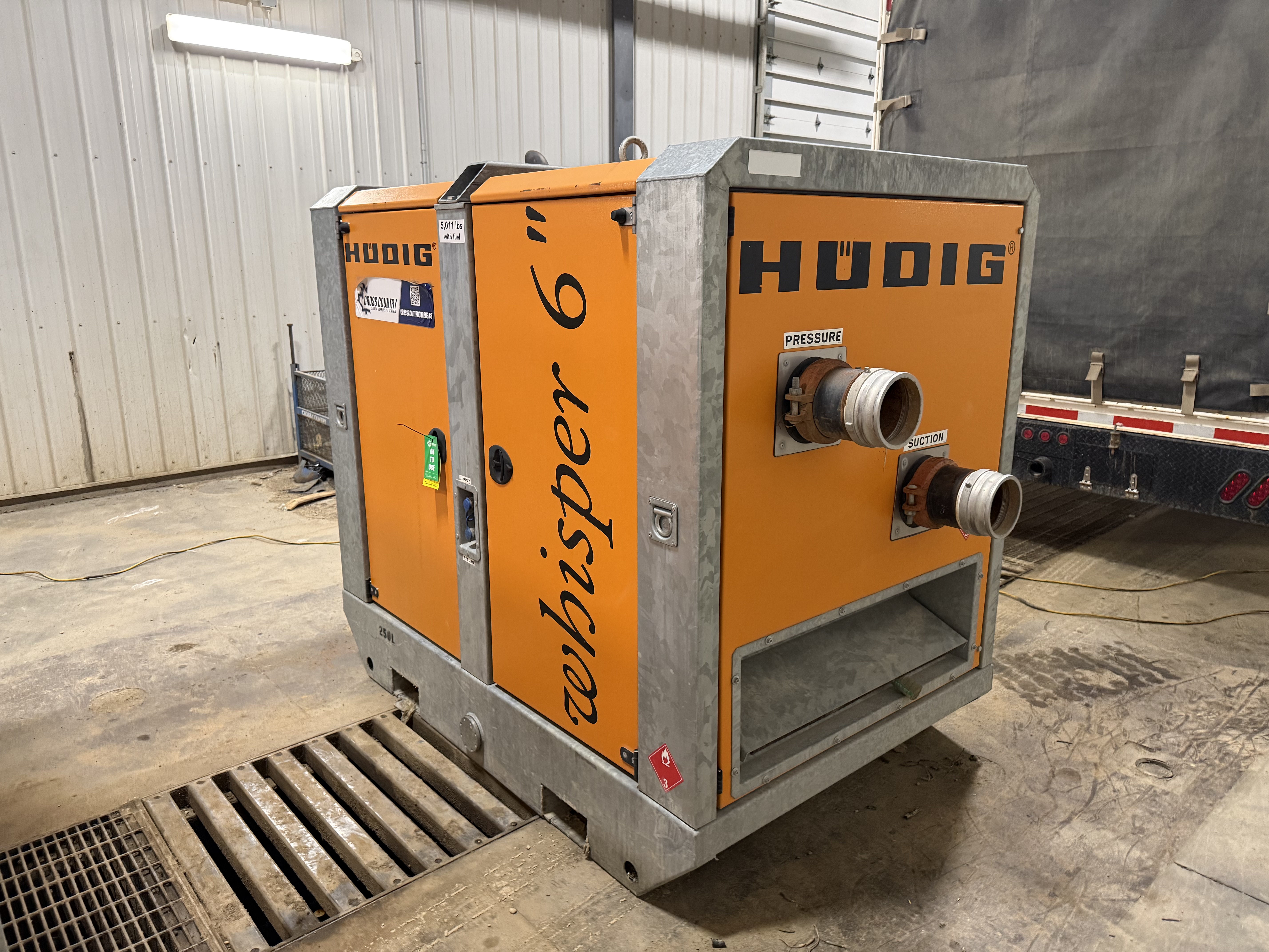 2022 HUDIG 6x6 Enclosed SA Well Point Pump Whisper 6"