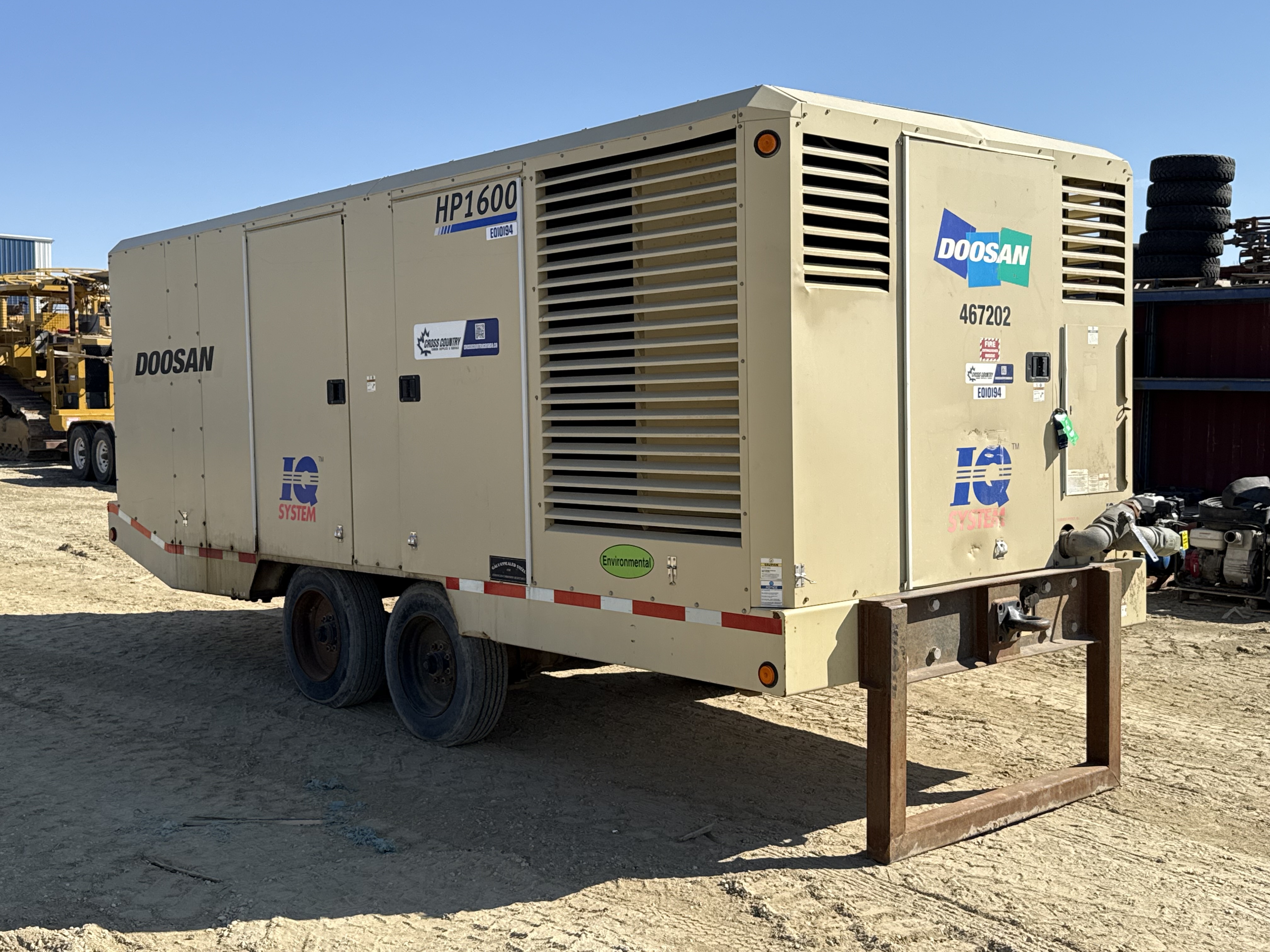 2014 Doosan HP1600 Portable Air Compressor - Image 2