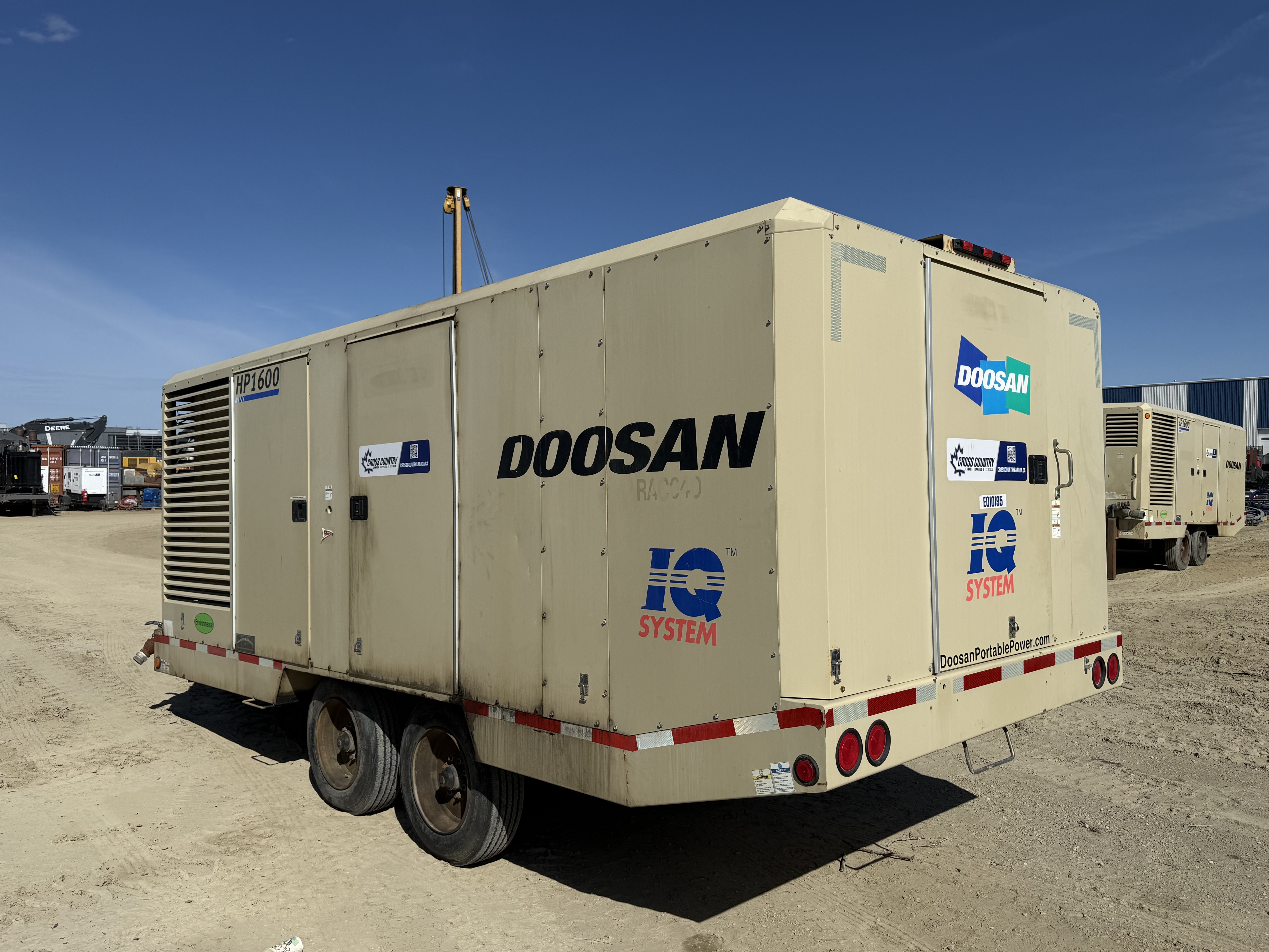 2014 Doosan HP1600 Portable Air Compressor - Image 4