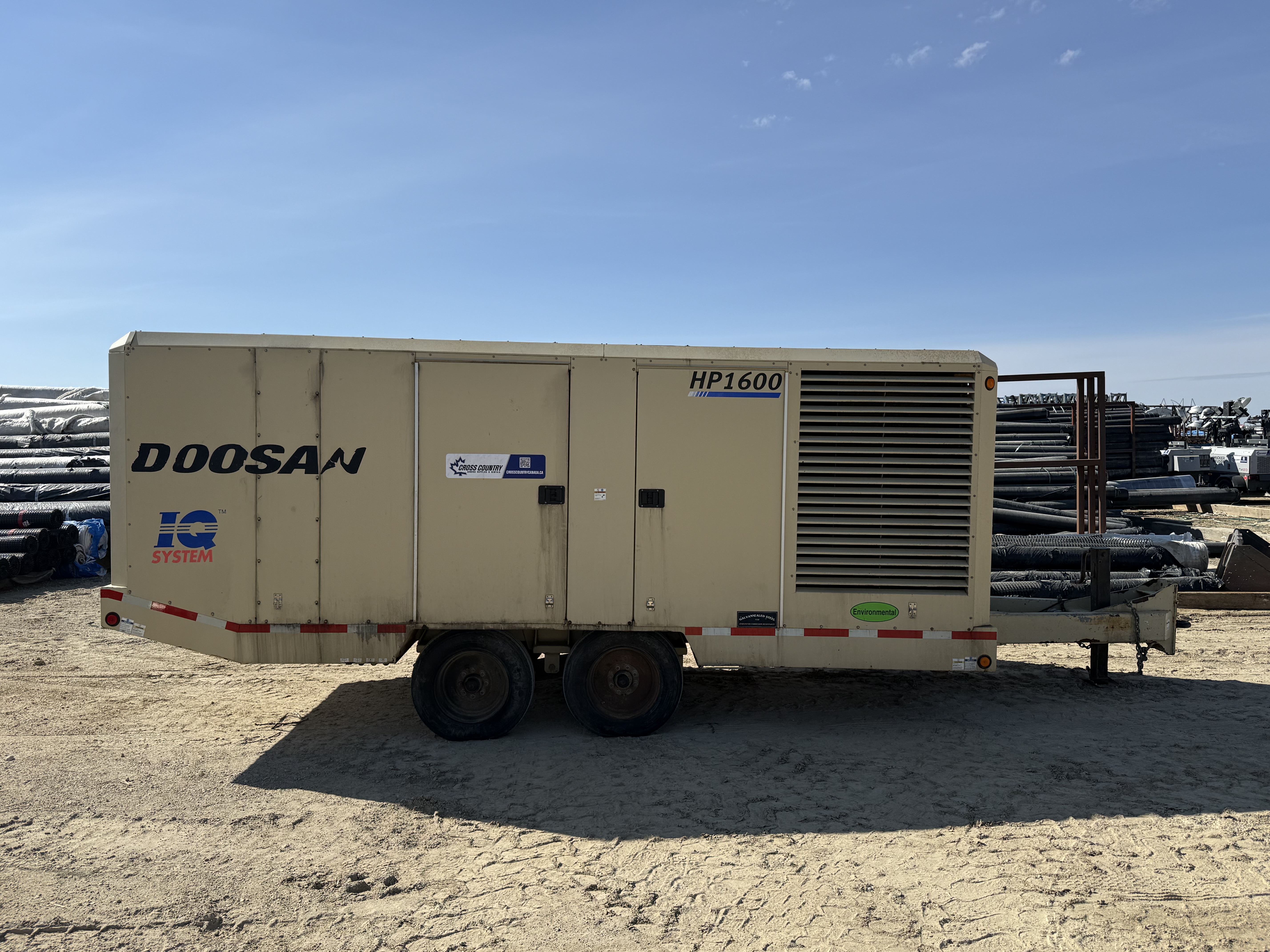 2014 Doosan HP1600 Portable Air Compressor - Image 6