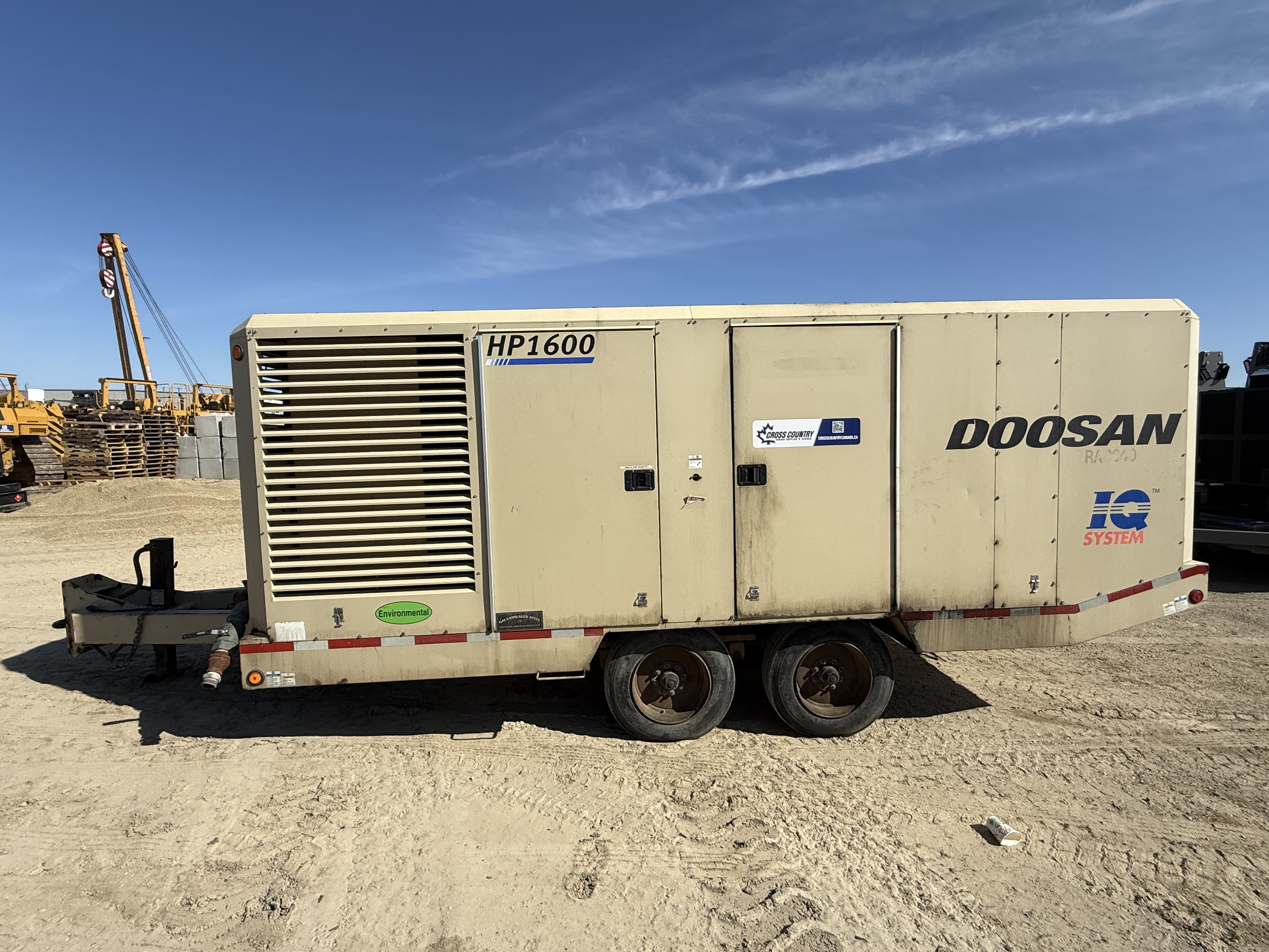 2014 Doosan HP1600 Portable Air Compressor - Image 5
