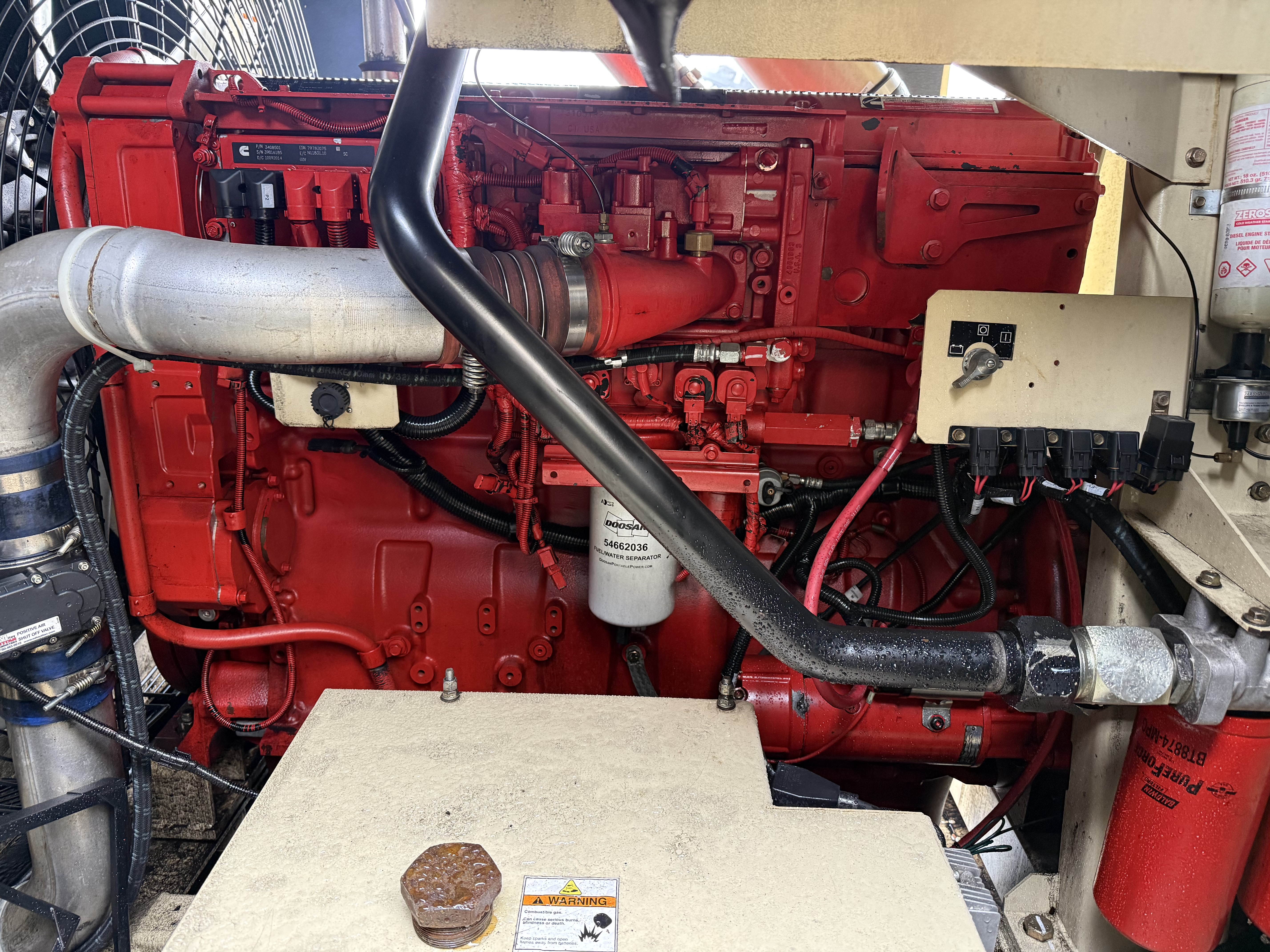 2014 Doosan HP1600 Portable Air Compressor - Image 10
