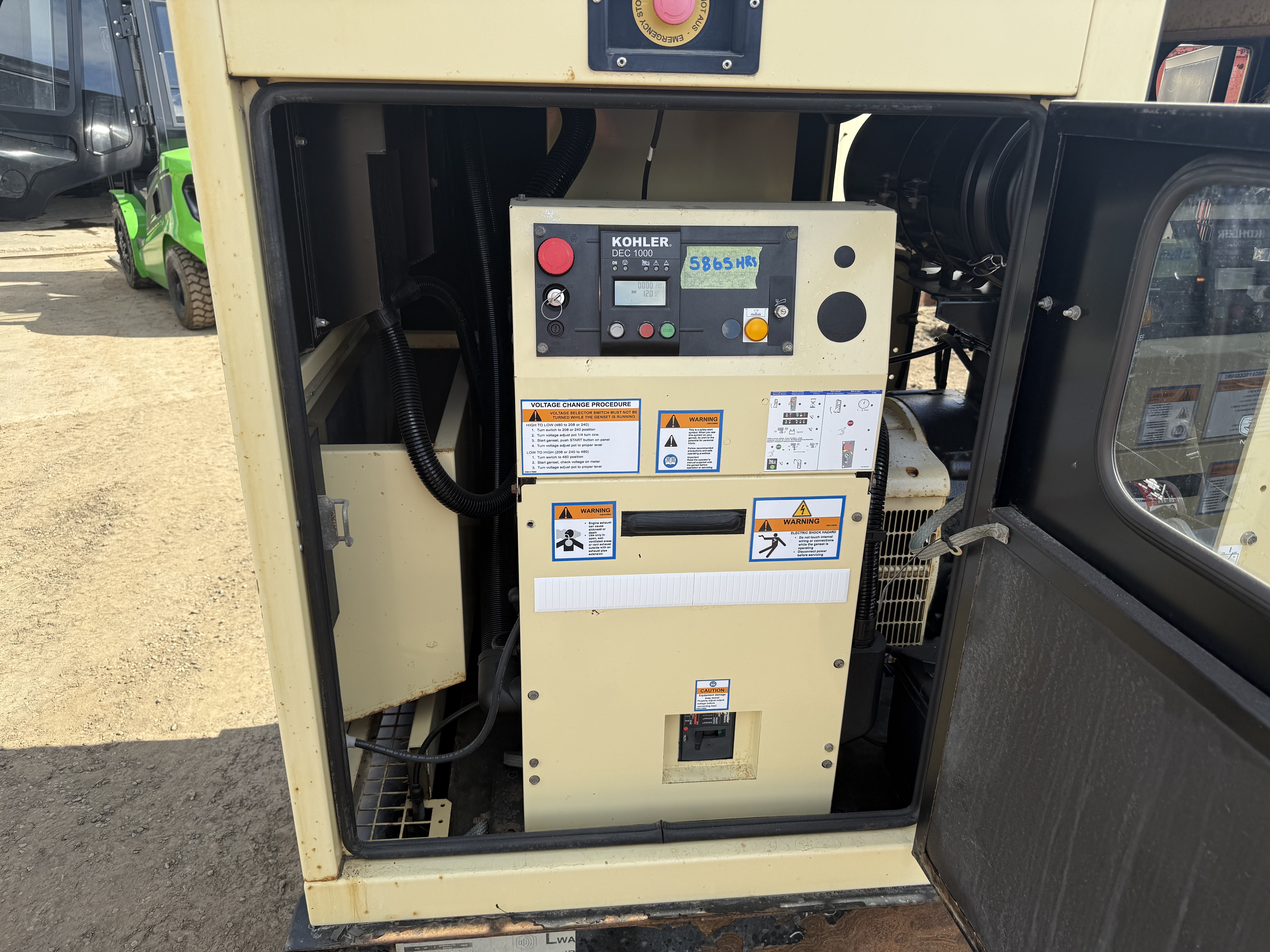 Skid Mounted Kohler 60 kW Genset, JD 4045H Engine - Image 16