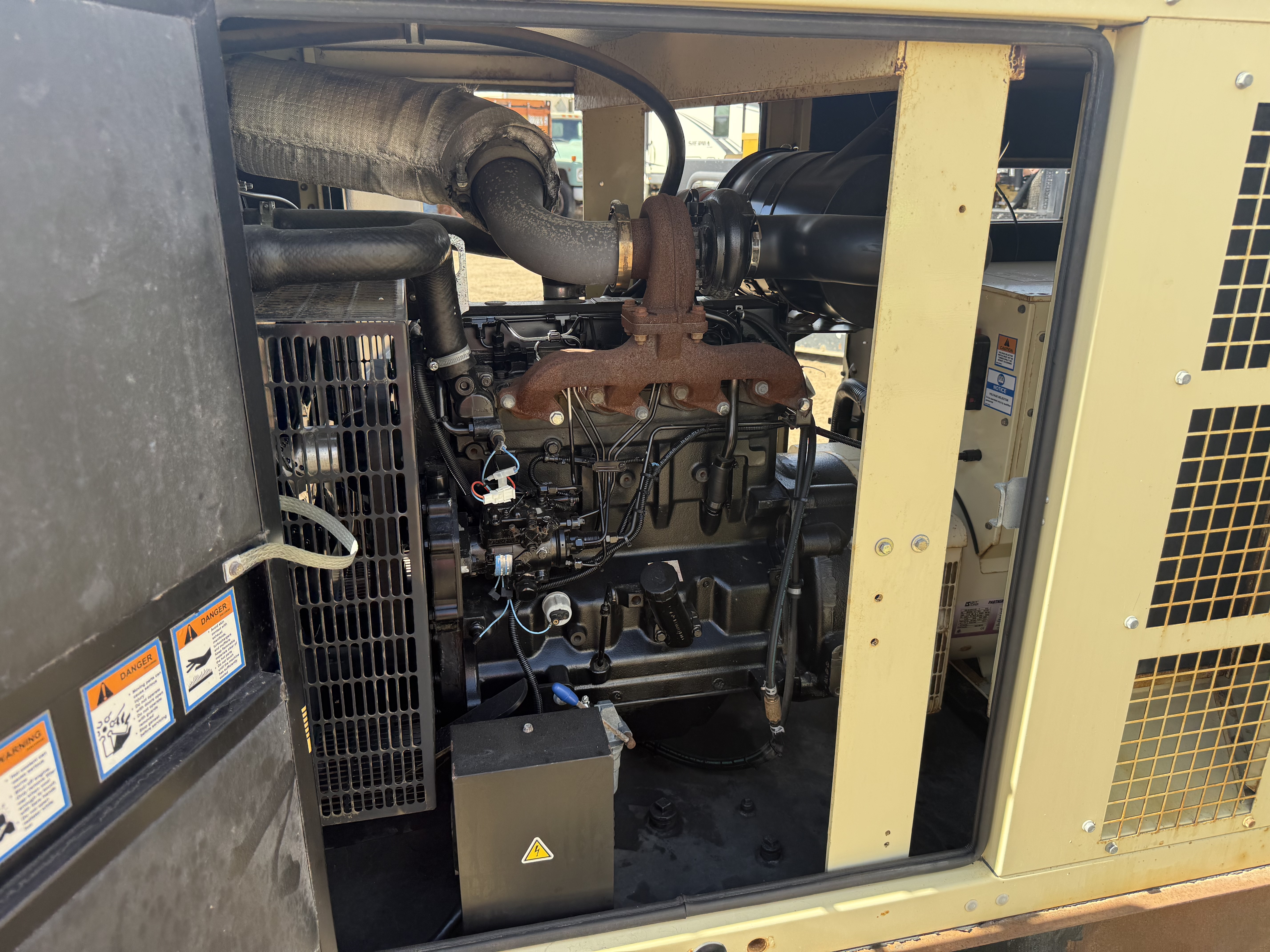 Skid Mounted Kohler 60 kW Genset, JD 4045H Engine - Image 6