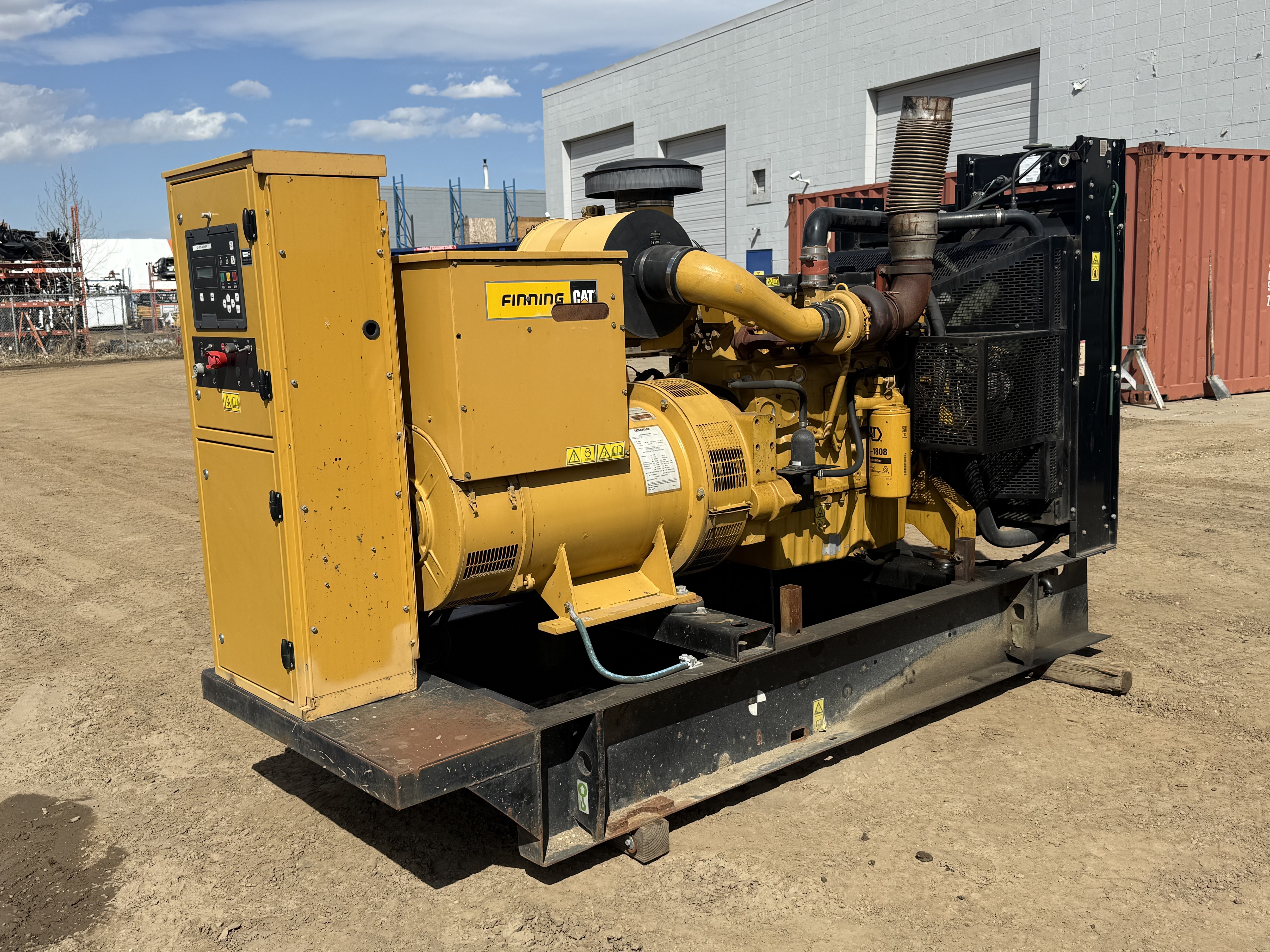 Skid Mounted CAT 275 kW Genset, C9 Engine