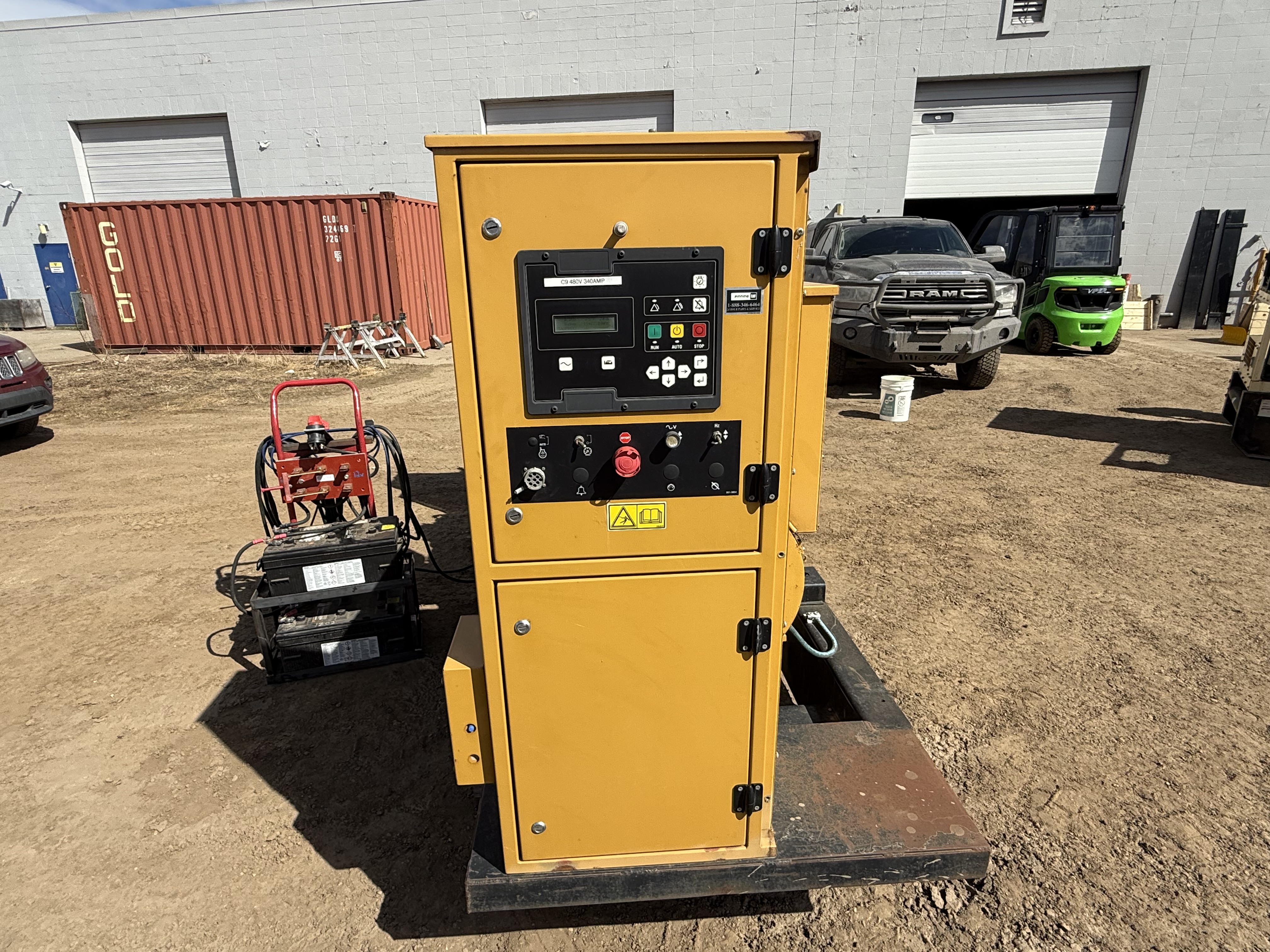 Skid Mounted CAT 275 kW Genset, C9 Engine - Image 6