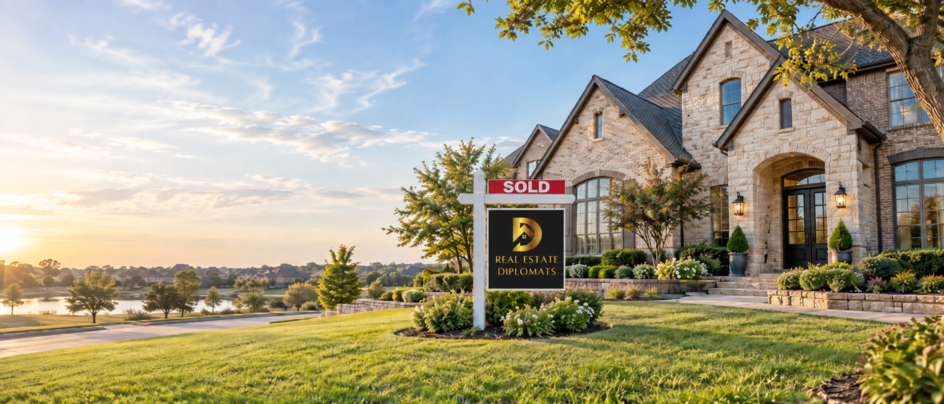 North Texas home with a SOLD sign