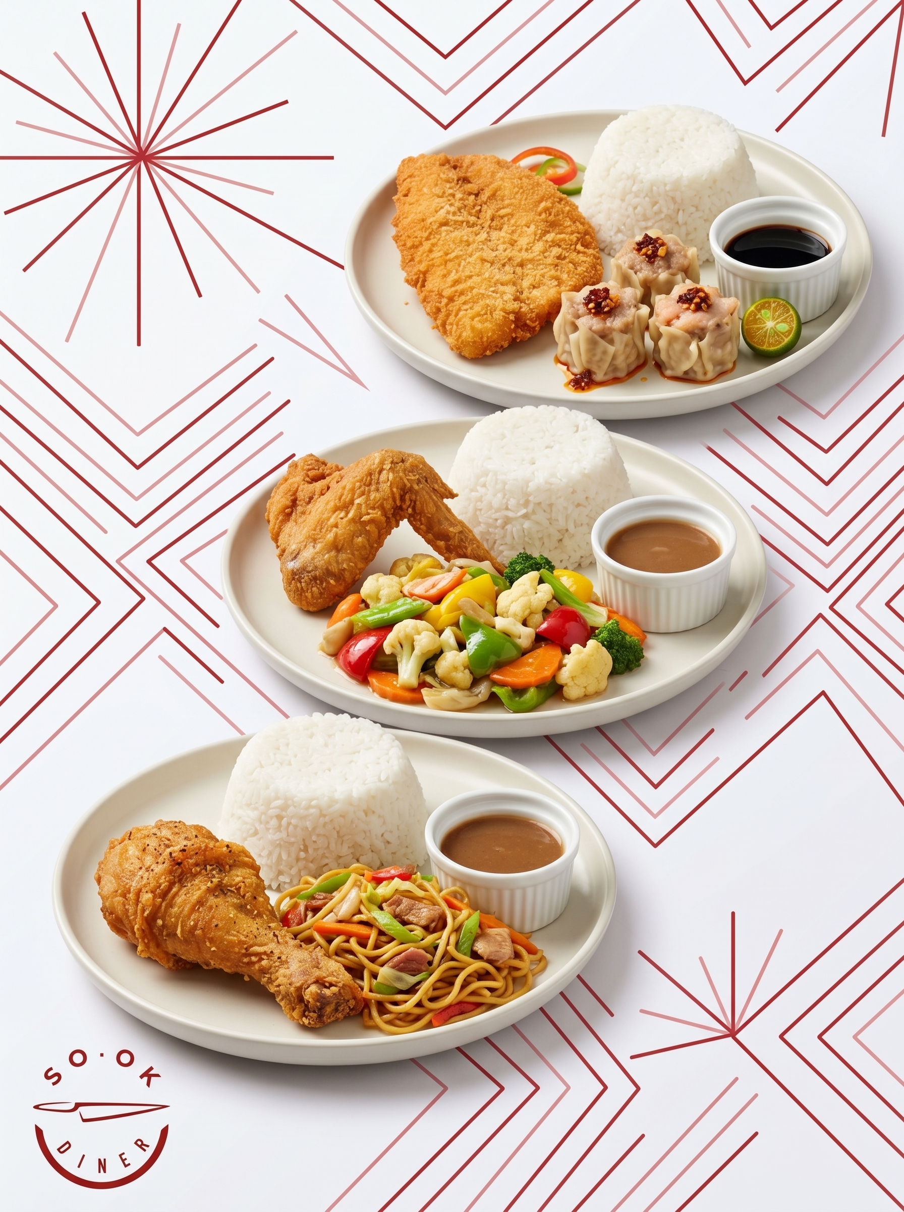 Build Your Own Combo at RICE Diner Iligan City