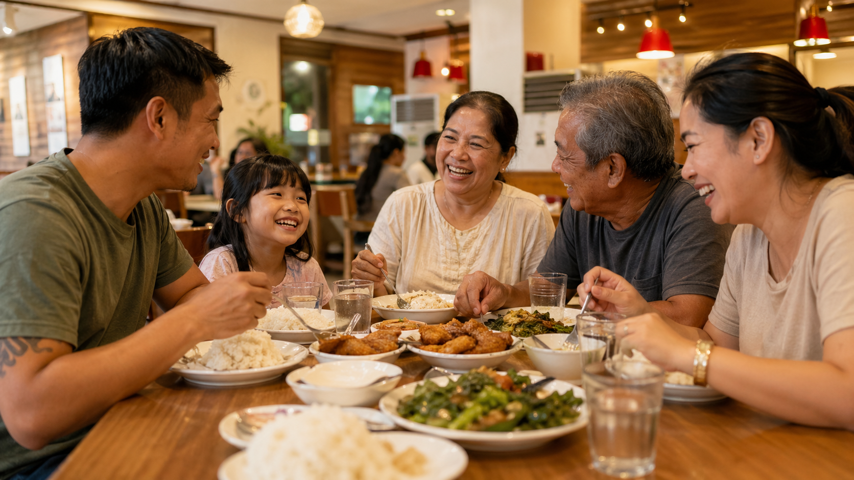 Family dining at RICE Diner Iligan City