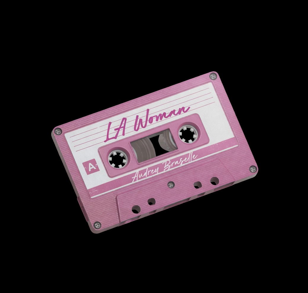 LA Woman — cassette art by Audrey Brazelle