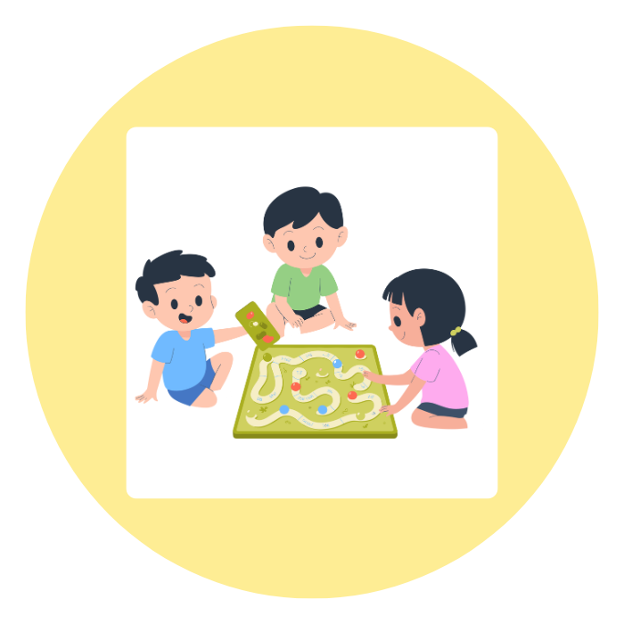 cartoon of kids