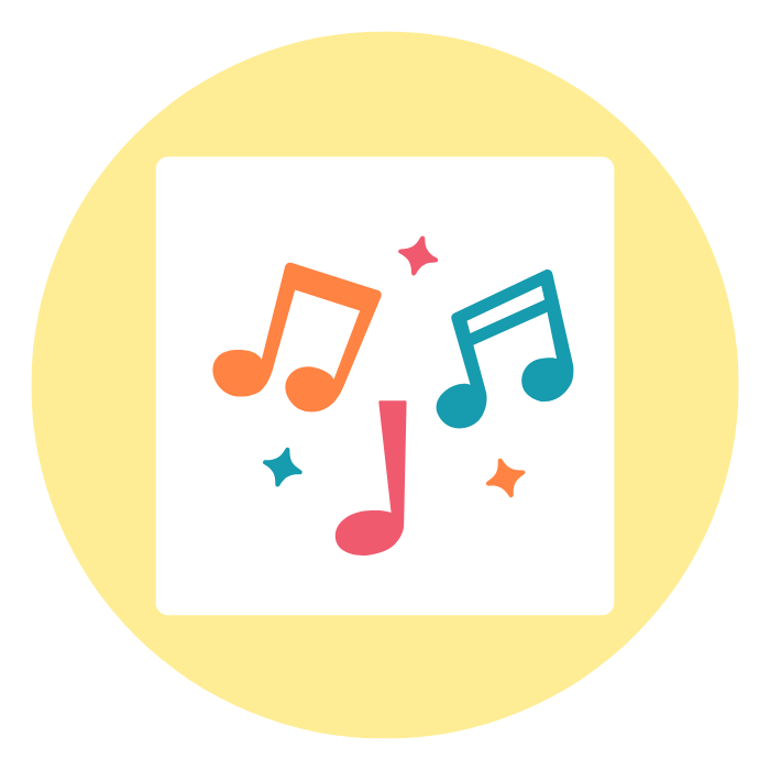cartoon of music