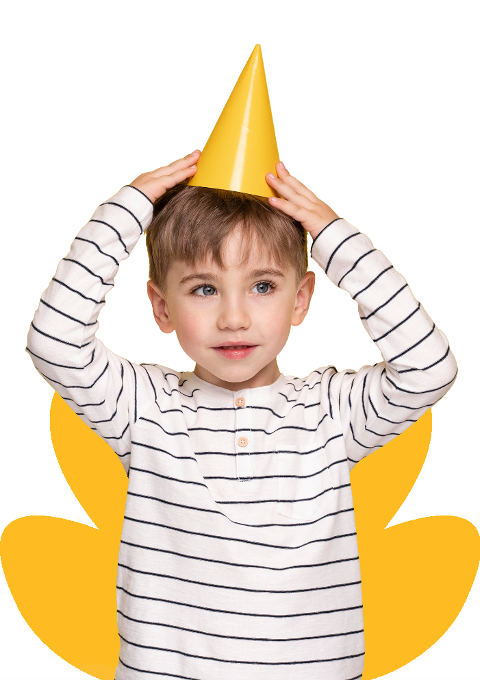 Child playing happily