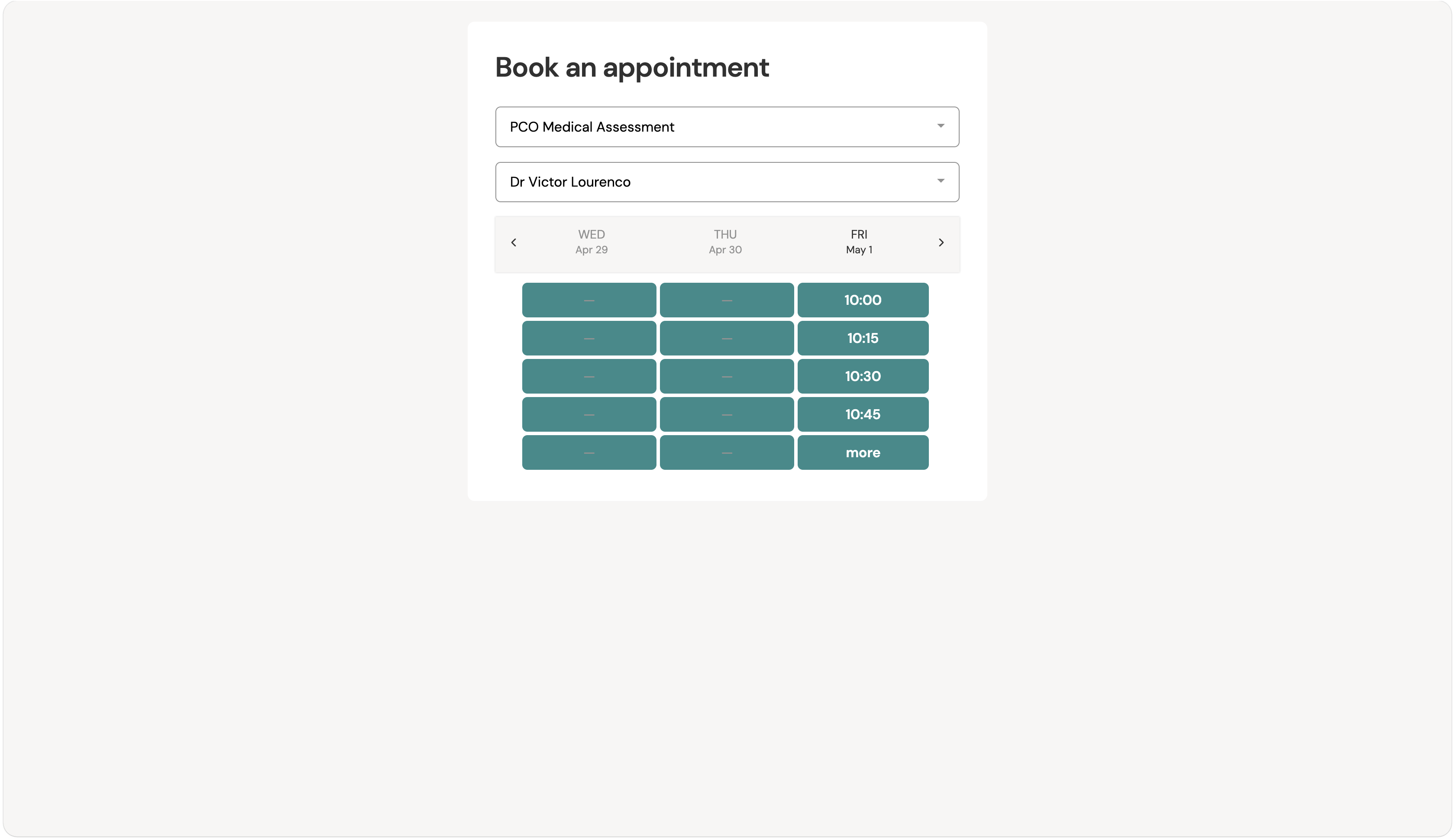 Medical Clinic Lead Capture