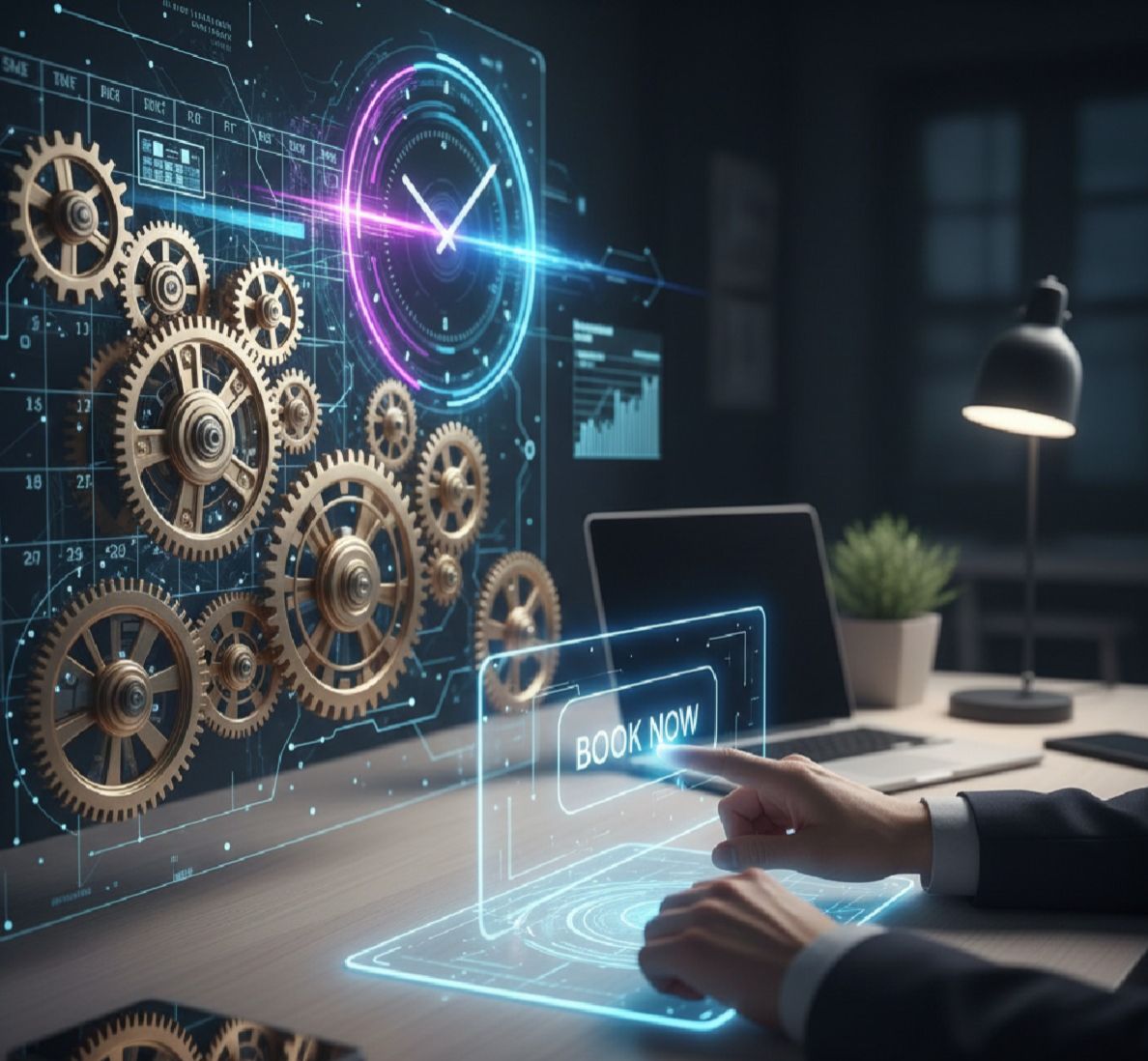 Automated 24/7 appointment booking system capturing high-ticket reservations for local businesses