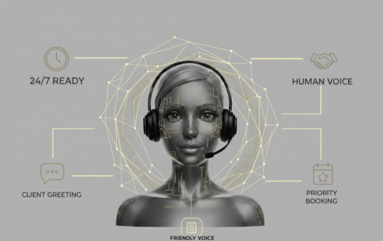 Voice AI Receptionist answering business calls 24/7 for Pensacola companies