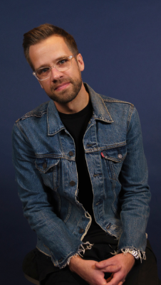 Josh Wilson studio album portrait booking photo